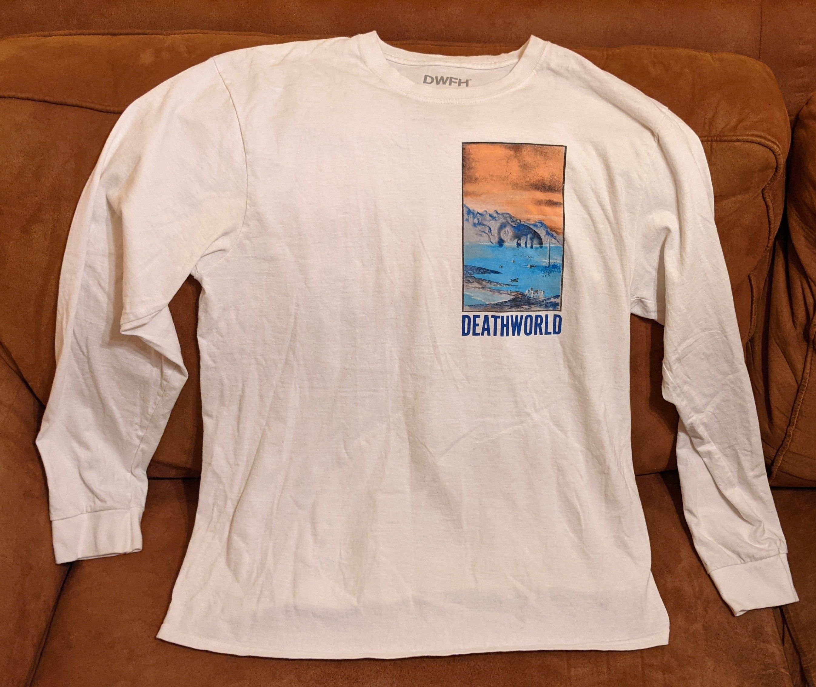 Earl Sweatshirt Deathworld White Long-Sleeve Size US L / EU 52-54 / 3 - 1 Thumbnail