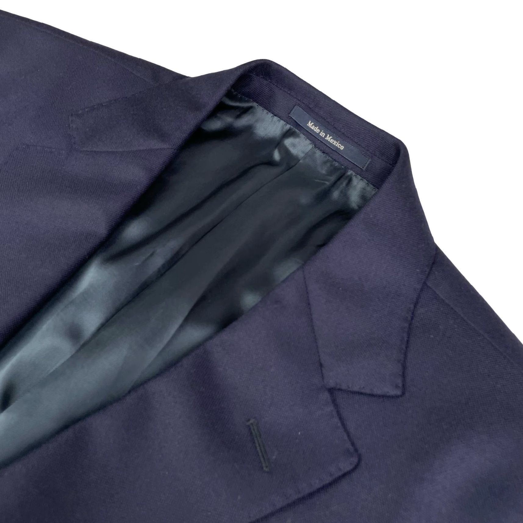 Ermenegildo Zegna VINTAGE? (No) Ermenegildo Zegna x Gritti Blazer Men 2-Button Navy Wool 42R US 52 EU Jacket Blazer Navy Blue Notch Lapel 100% Wool Size 42R - 2 Thumbnail