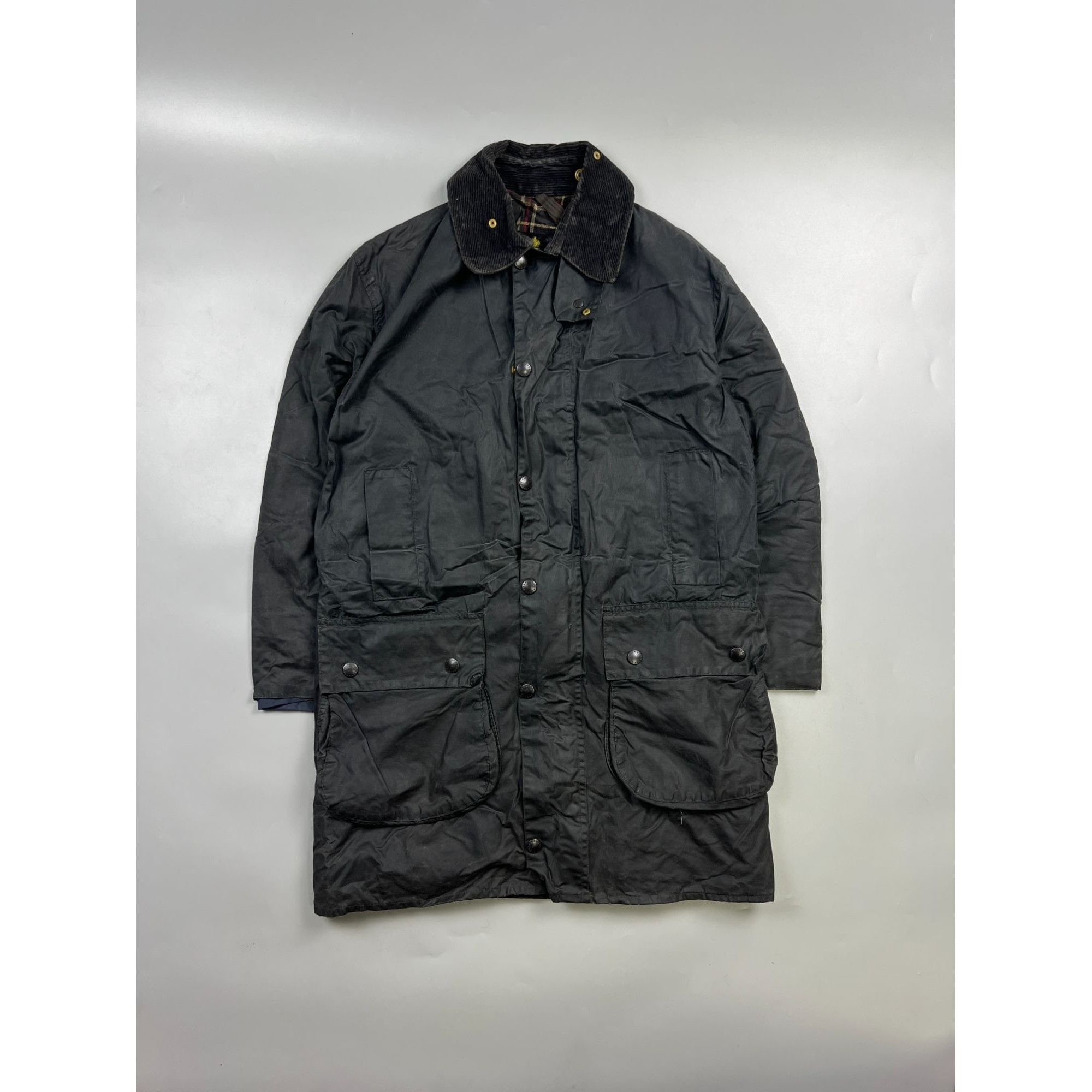 Barbour Barbour Border Vintage Wax Jacket (Y1011) Size US S / EU 44-46 / 1 - 1 Thumbnail
