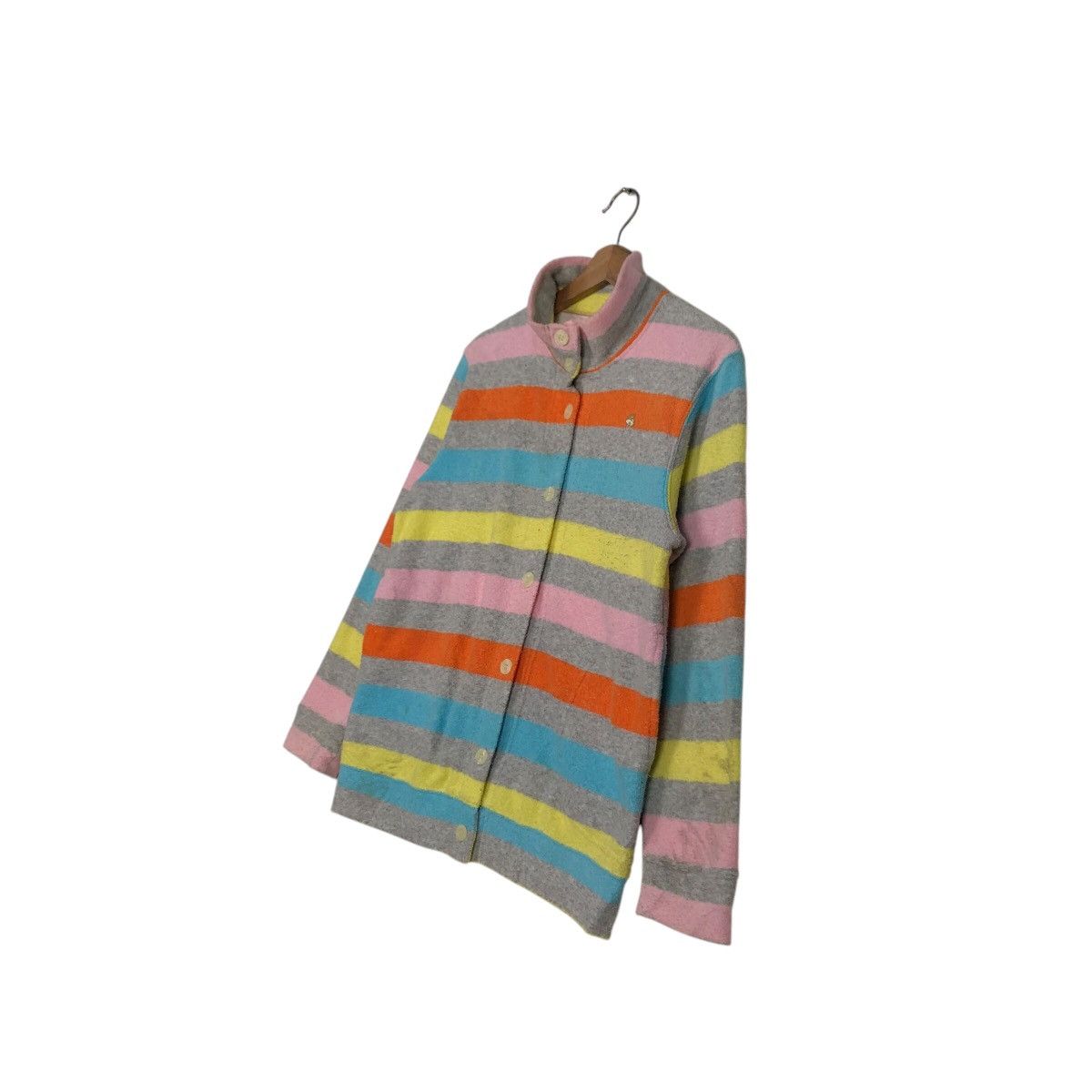 Issey Miyake 📌Vintage Striped Design Tsumori Chisato Sleep Button Wear Size M / US 6-8 / IT 42-44 - 3 Thumbnail