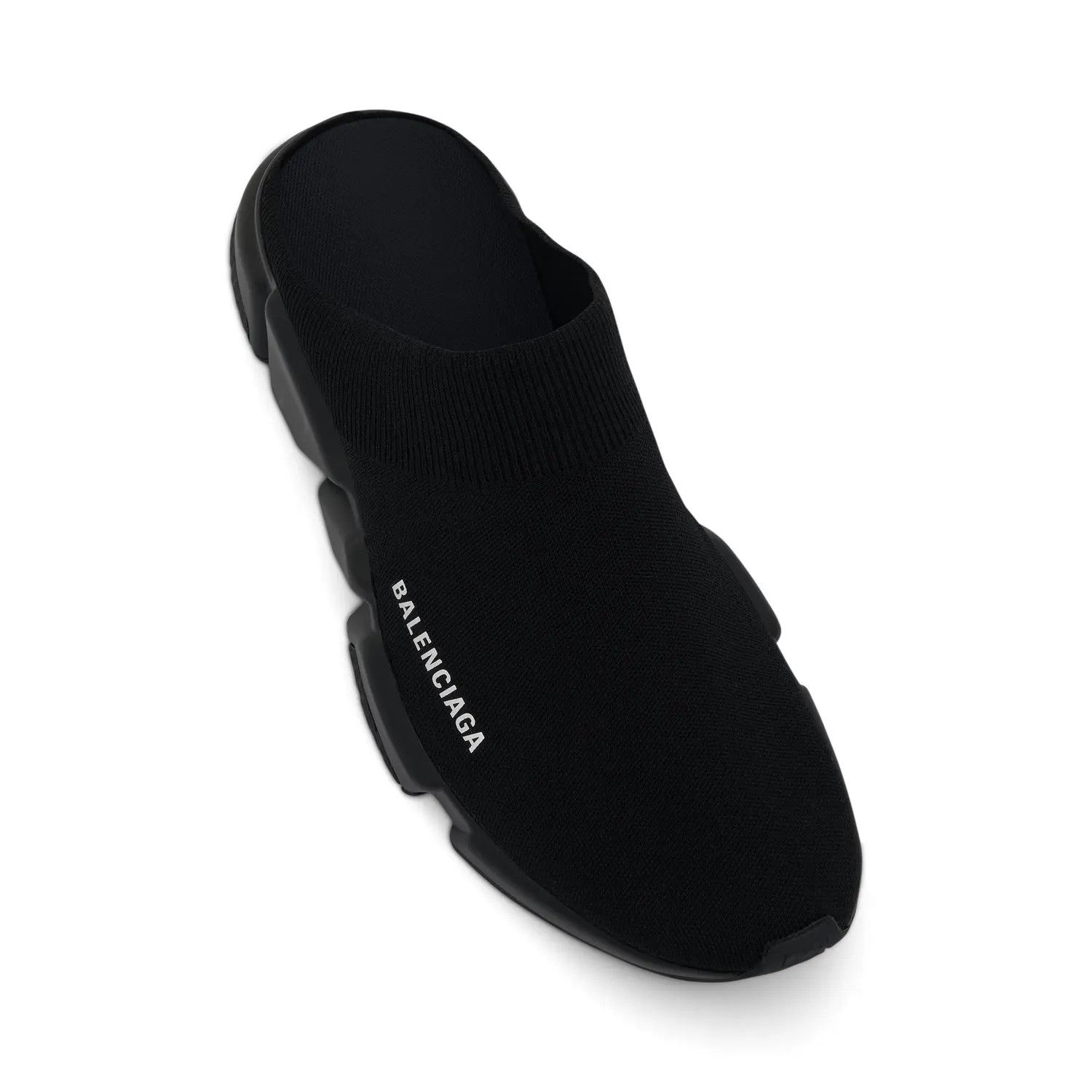 Balenciaga o1la1rc1a1225 Speed Recycled Knit Mules in Black Size US 8 / EU 41 - 3 Thumbnail
