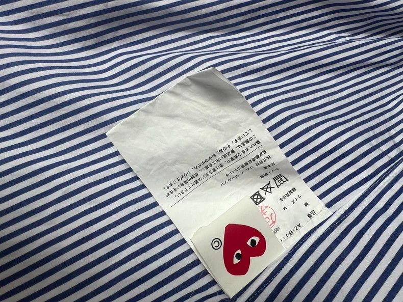 Comme des Garcons Comme Des Garcons Striped black heart shirt 2505-Nextarrow Size M / US 6-8 / IT 42-44 - 5 Thumbnail