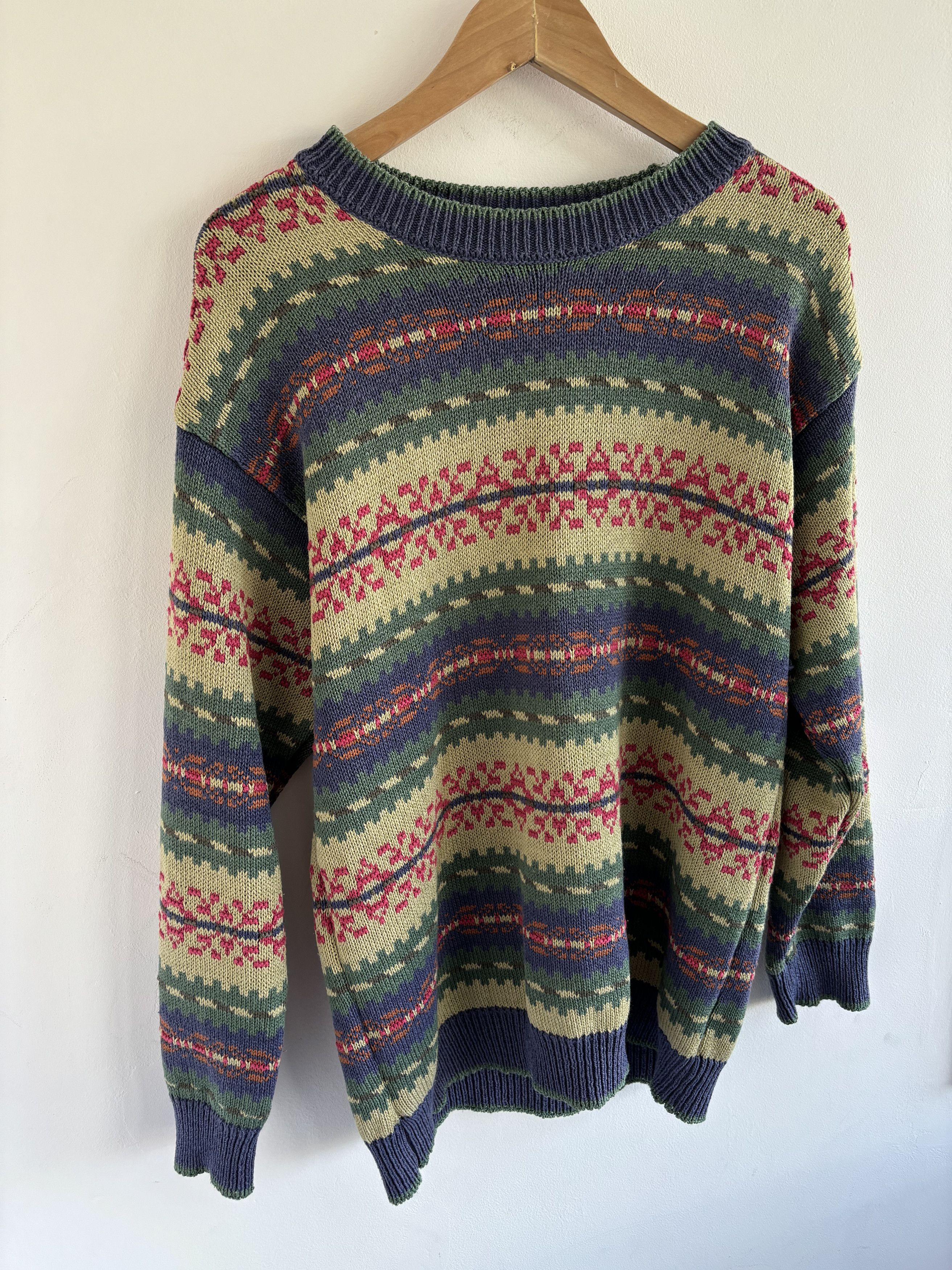 Vintage Vintage Knitted Sweater Pattern Size US M / EU 48-50 / 2 - 5 Thumbnail