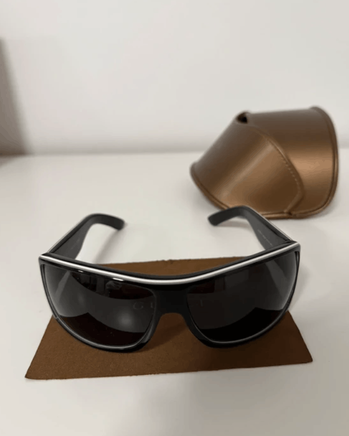 Gucci Gucci Sunglasses 🇺🇸 TAX FREE GG Mask Logo Shield Sport Size ONE SIZE - 6 Thumbnail