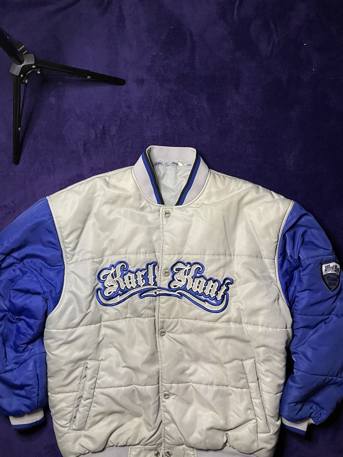Designer × Karl Kani × Vintage Vintage Karl Kani Inglewood 89 bomber embroidered logo Size US XL / EU 56 / 4 - 2 Thumbnail