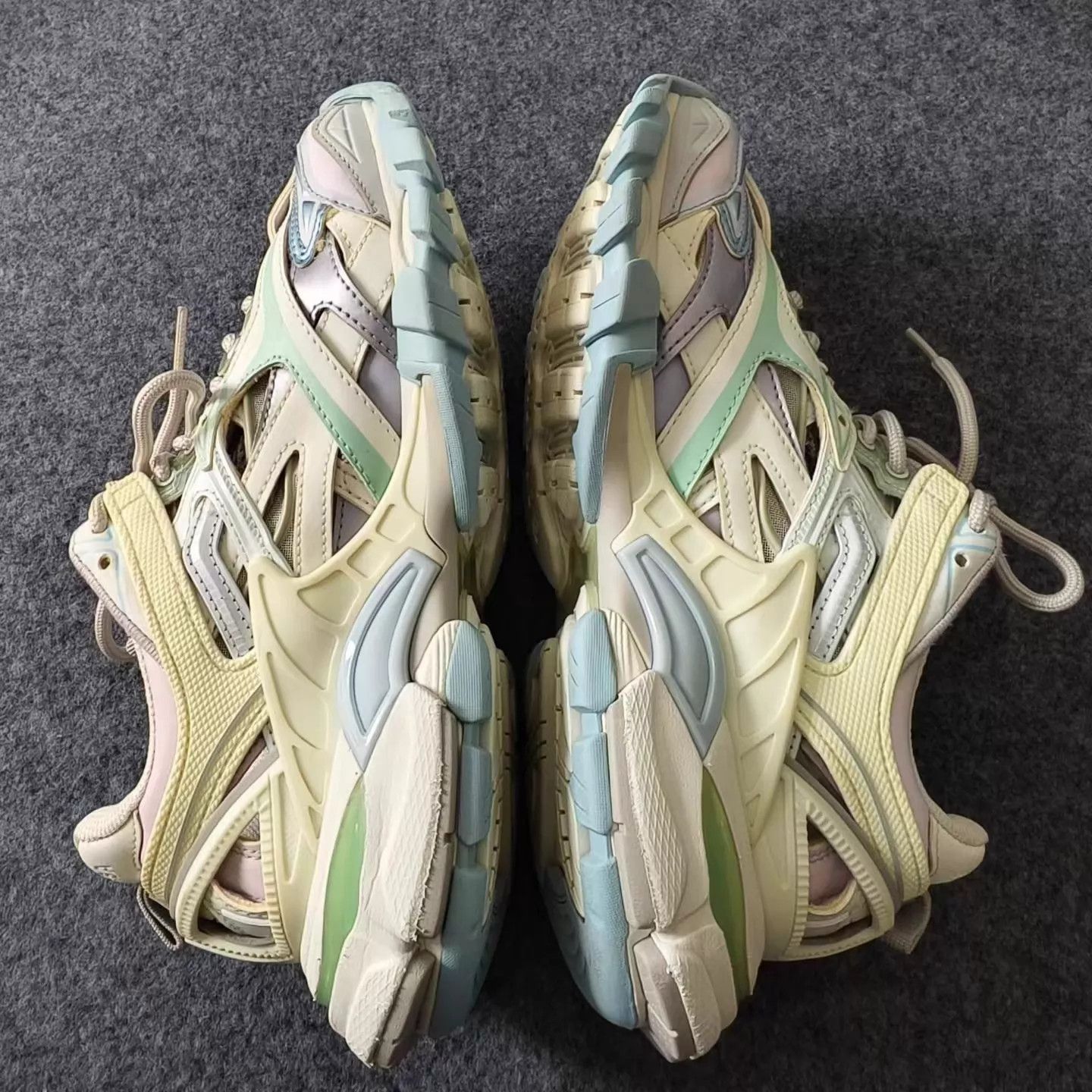 Balenciaga Balenciaga Track 2.0 Mac White Blue Pink Dad Shoe Women's 37 Size US 6.5 / IT 36.5 - 2 Thumbnail