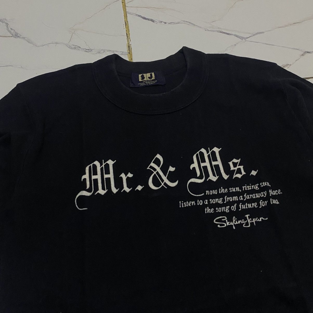 Issey Miyake Vintage 80s Skyline By Issey Miyake “Mr & Mrs” Tee Size S / US 4 / IT 40 - 3 Thumbnail