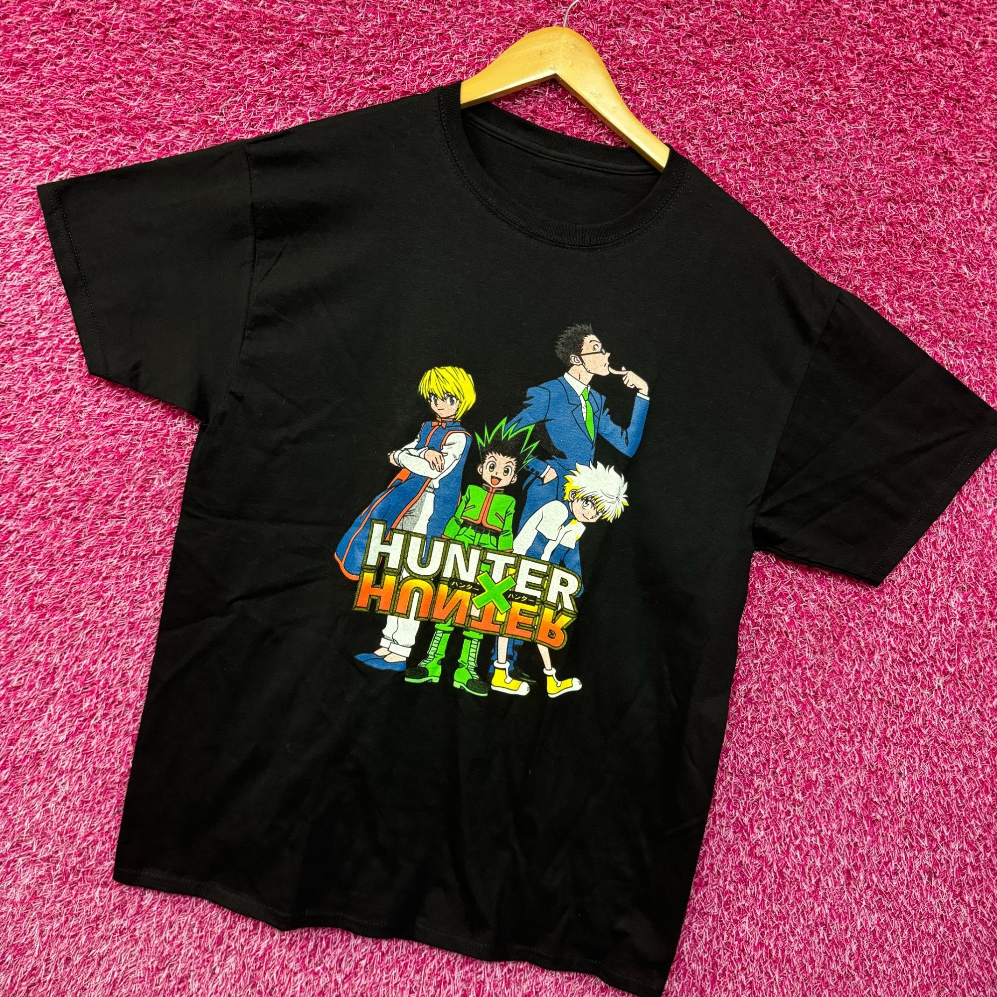 Anime Hunter X Hunter Gon Killua Kurapika Leorio Anime Tee M Size US M / EU 48-50 / 2 - 3 Thumbnail