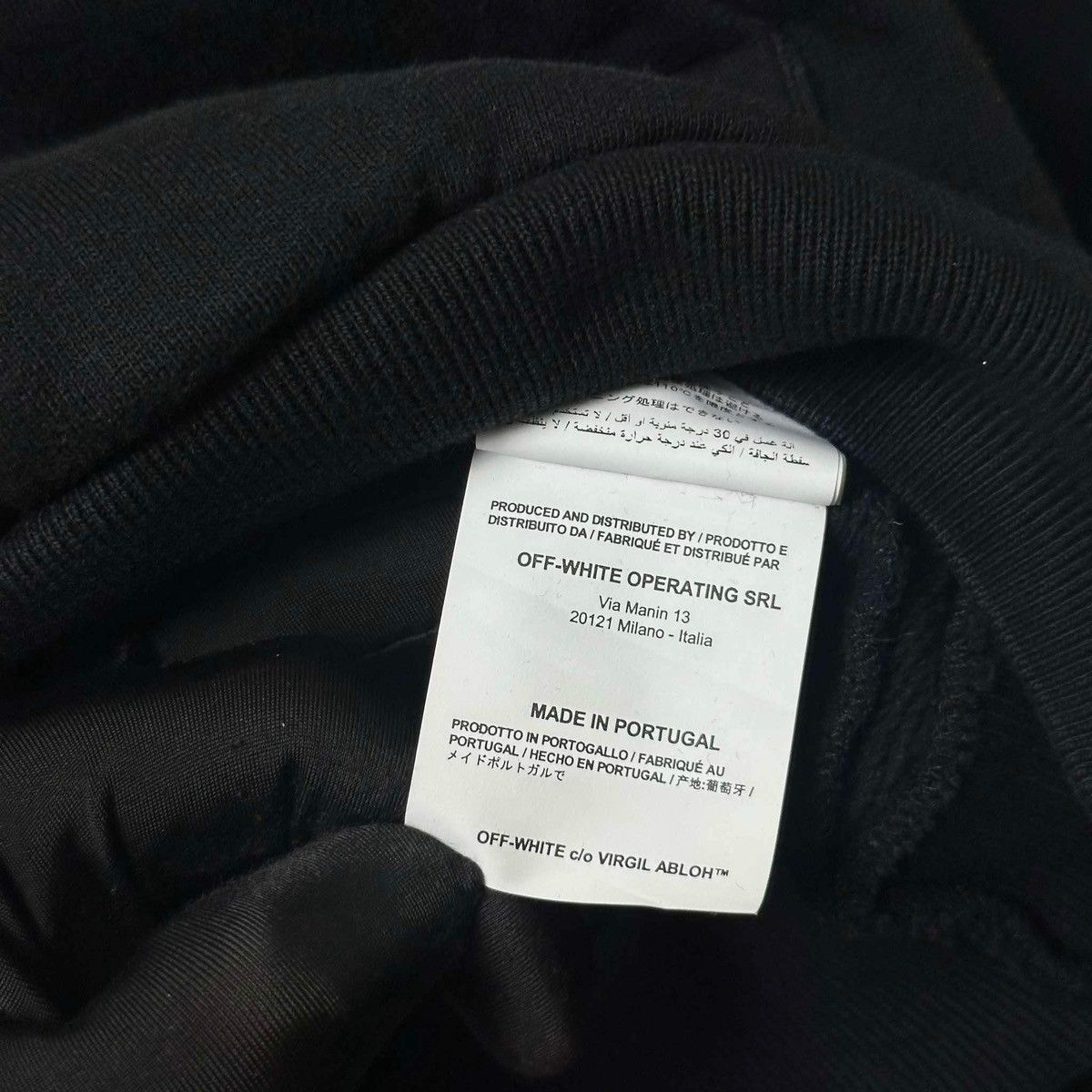 Off-White OFF WHITE BLACK HOODIE ( Form Boxy Fit) Size US M / EU 48-50 / 2 - 9 Thumbnail