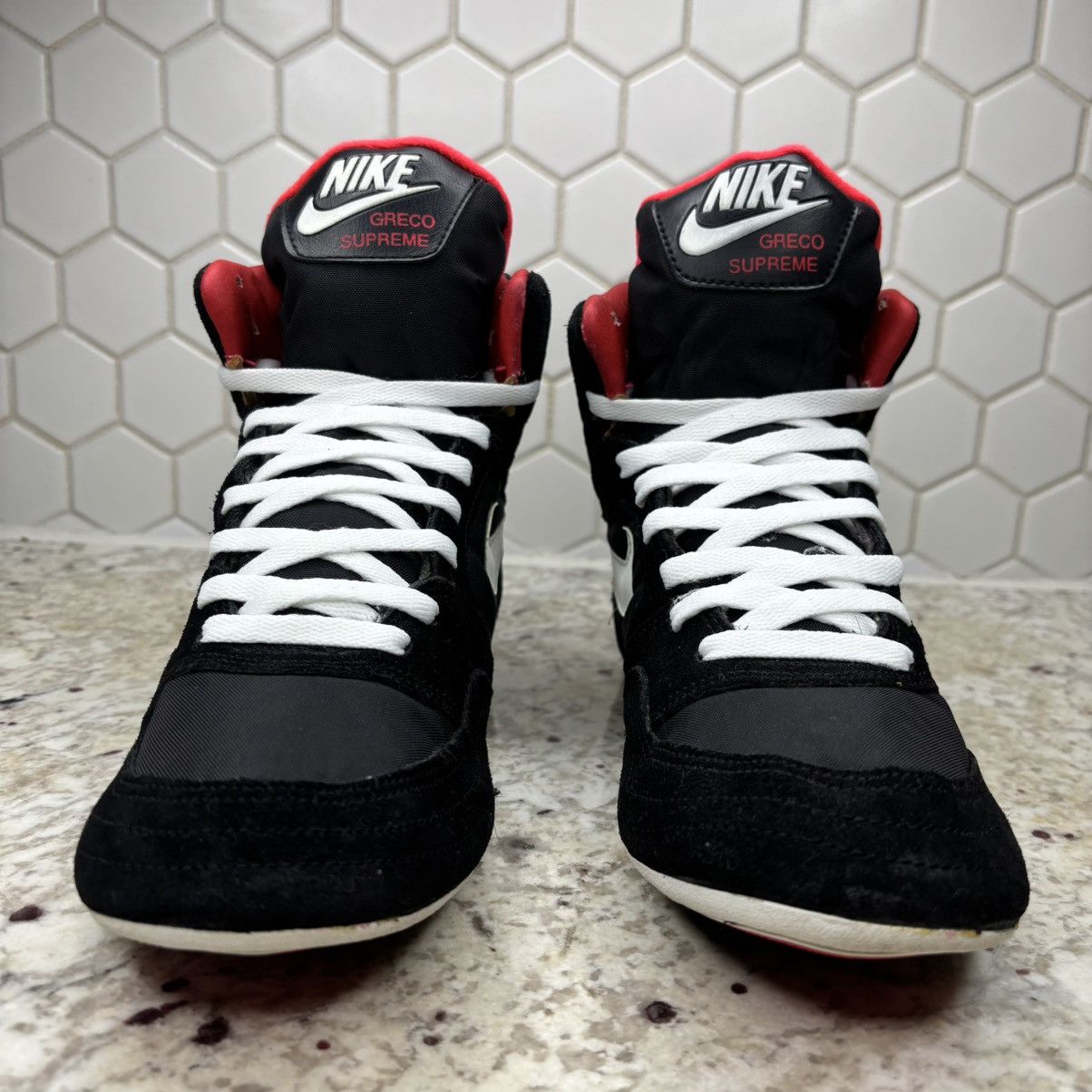 Nike size 8.5-Nike Supreme Greco WrestlingShoe 1990s Clean No Box Size US 8.5 / EU 41-42 - 4 Thumbnail