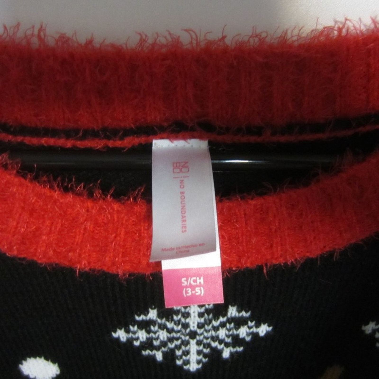 Other Ugly Christmas Sweater Dress Black Red Rudolph Reindeer Size S / US 4 / IT 40 - 7 Thumbnail