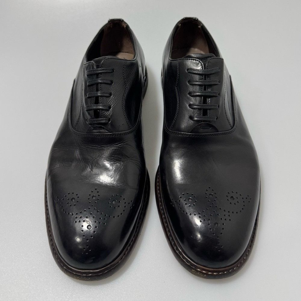 Prada Prada Sport Leather Colorblack Derby Lace-Up Sneakers  display picture 1