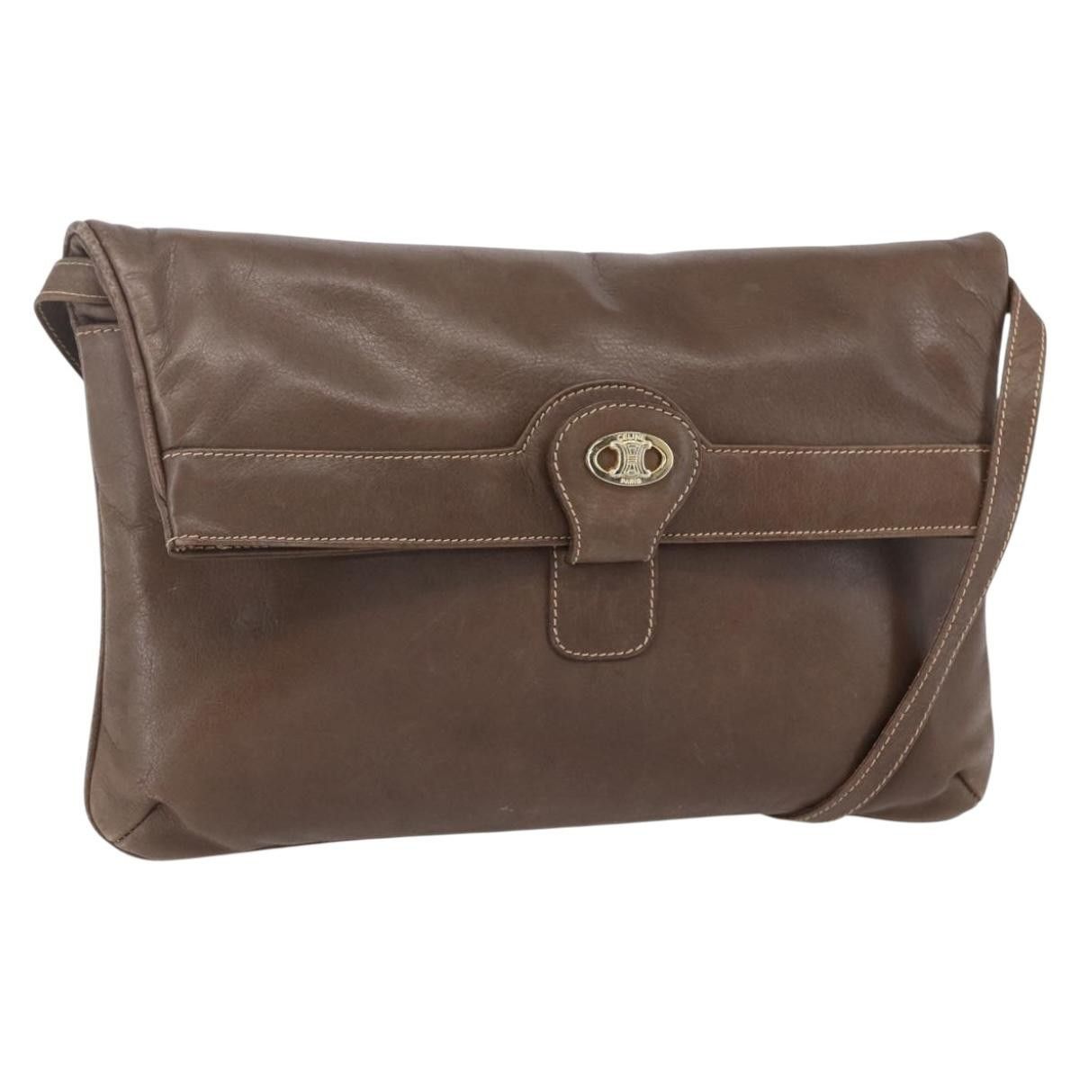 Celine Celine Vintage Shoulder Bag Leather Size ONE SIZE - 1 Thumbnail