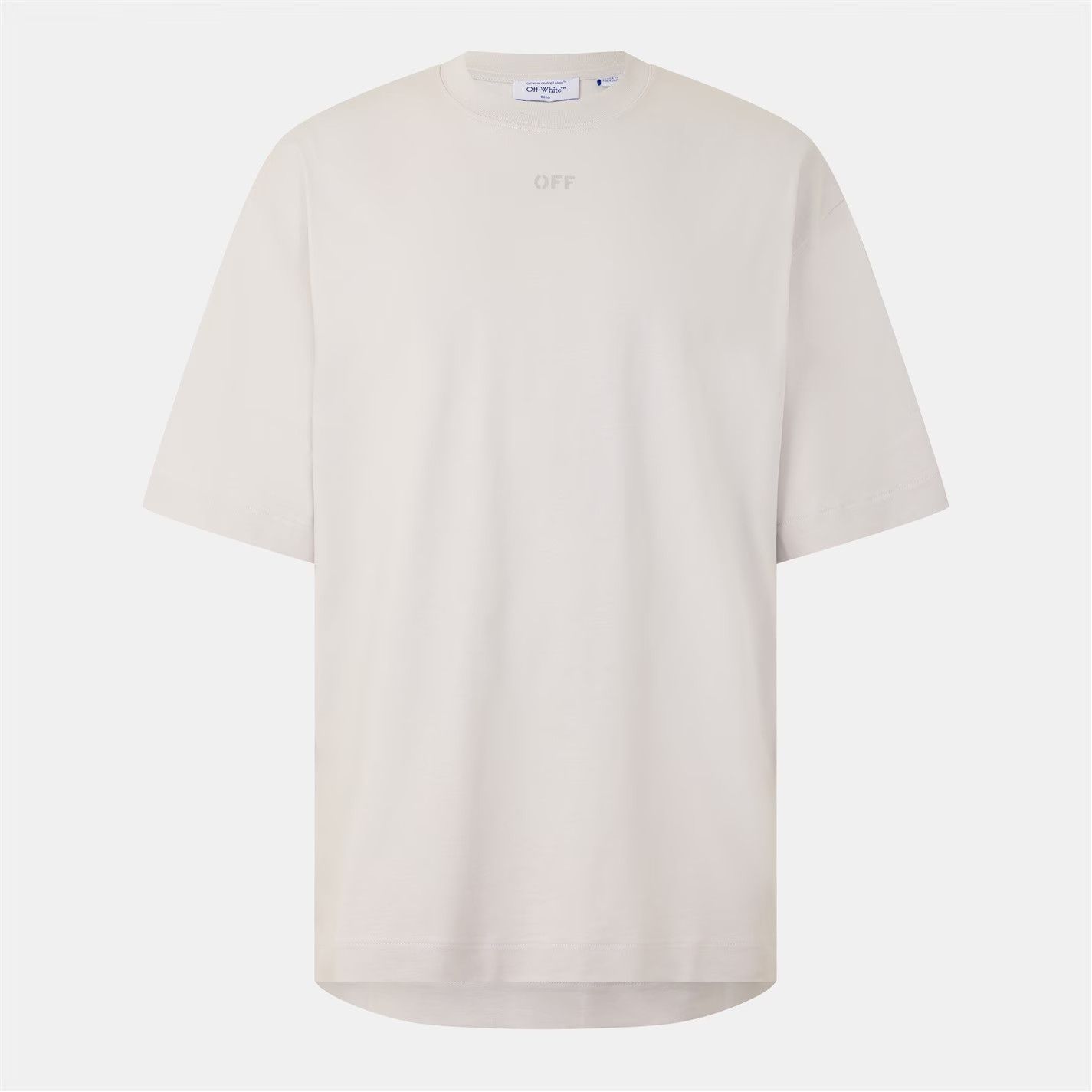 Off-White o1g2r1mq0226 Brics Skate - Short Sleeve T-Shirt In Ivory Size US L / EU 52-54 / 3 - 1 Thumbnail