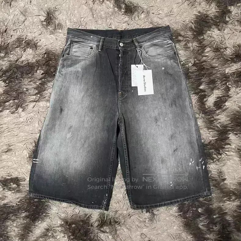 Acne Studios Acne Studios Splattered Paint Button Water Washed Denim Sh Size US 36 / EU 52 - 1 Thumbnail