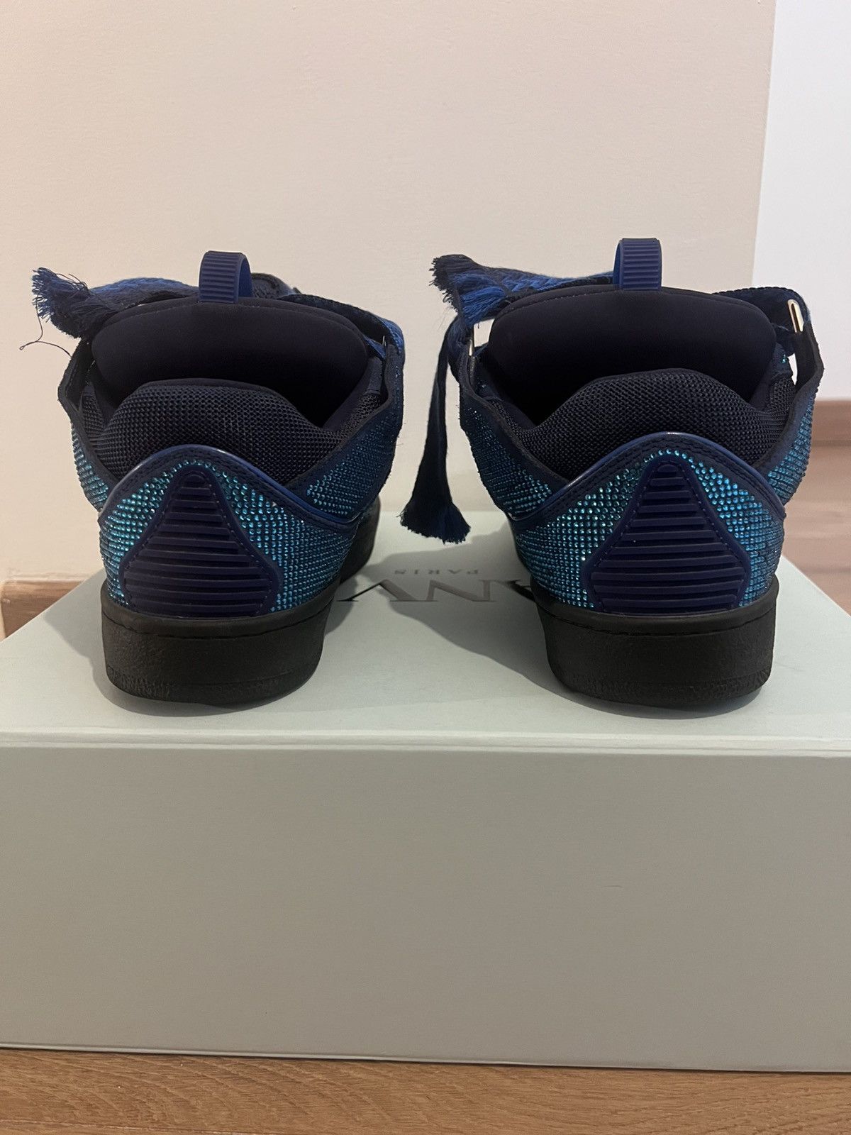 Lanvin Lanvin Curb X Swarovski Bleu Majorelle Size US 8 / EU 41 - 4 Thumbnail