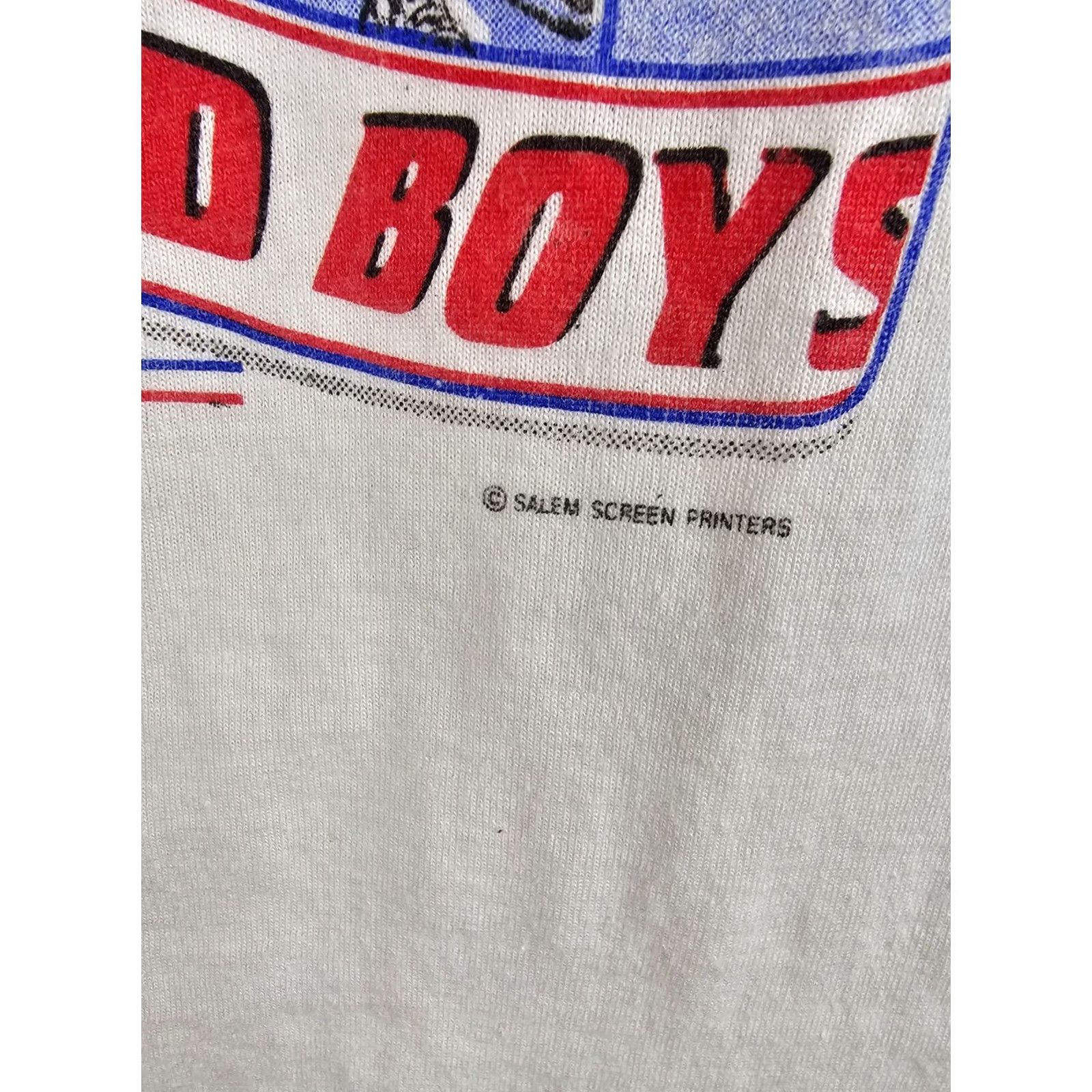 Vintage VINTAGE DETROIT PISTONS WORLD CHAMPS NBA BASKETBALL T-SHIRT SZ LARGE Shirt Mens Size L White Cotton 1989 90s Mens Size US L / EU 52-54 / 3 - 3 Thumbnail