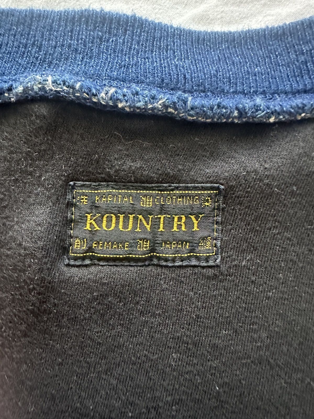 Kapital Kapital 2-Tone Boro Sweater Size US L / EU 52-54 / 3 - 4 Thumbnail