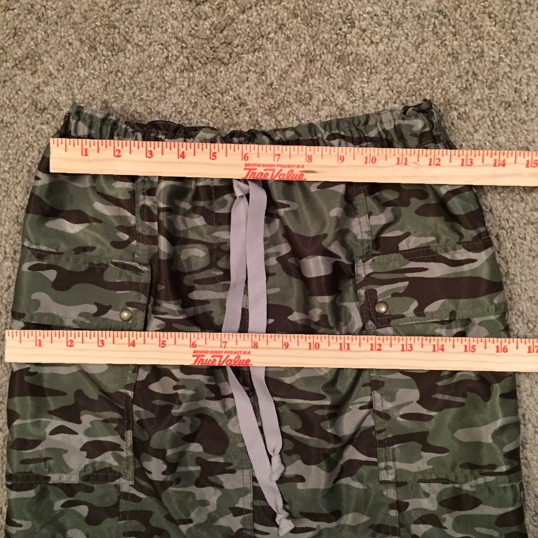 Express Express Skirt Small Short Cargo Green Camouflage Unlined Drawstring Women S Regular Short Cargo Skirt Camouflage Green Express - Size 28" / US 6 / IT 42 - 3 Thumbnail