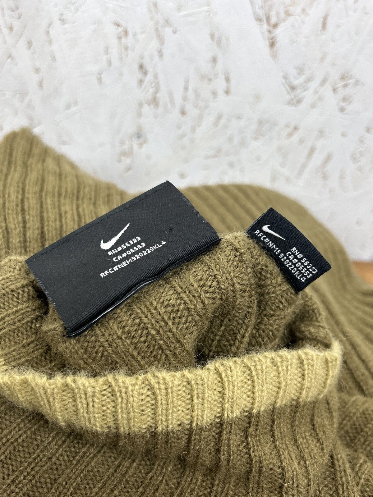 Nike Vintage Nike ACG 2 Thermal Layer Military Wool Sweater Size US M / EU 48-50 / 2 - 8 Thumbnail