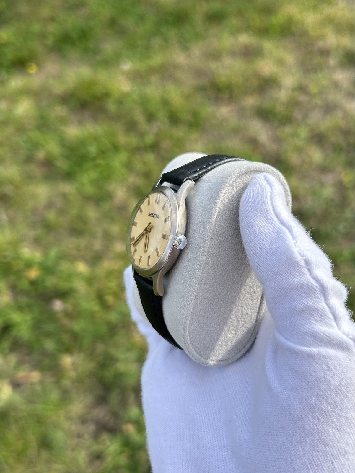 Vintage Vintage Watch Raketa Soviet USSR Mechanical Wristwatch 1950s Size ONE SIZE - 15 Thumbnail