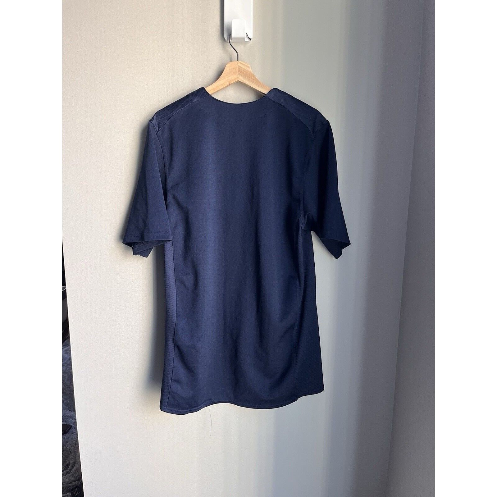 Nike VINTAGE NIKE AIR TEAM LOGO BLUE BASEBALL JERSEY MENS LARGE Size US L / EU 52-54 / 3 - 2 Thumbnail