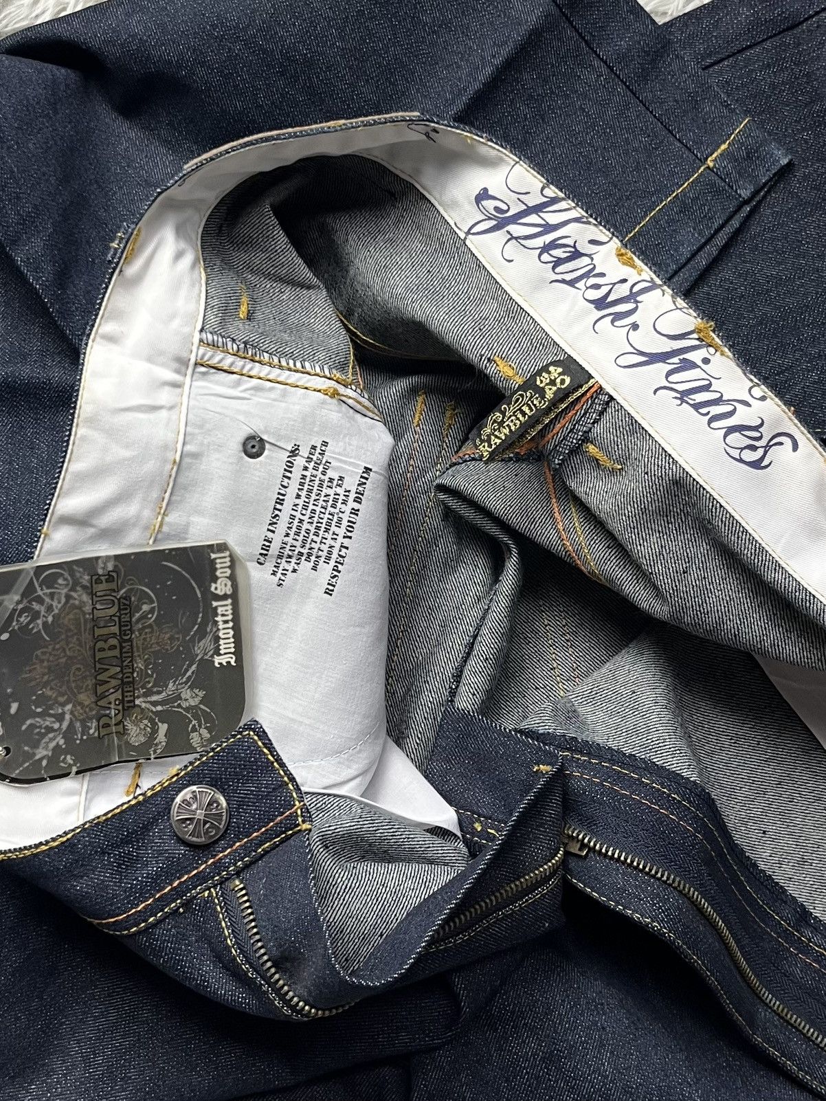 Other Vintage Rawblue The Denim Guruz Jeans Size US 42 / EU 58 - 8 Thumbnail
