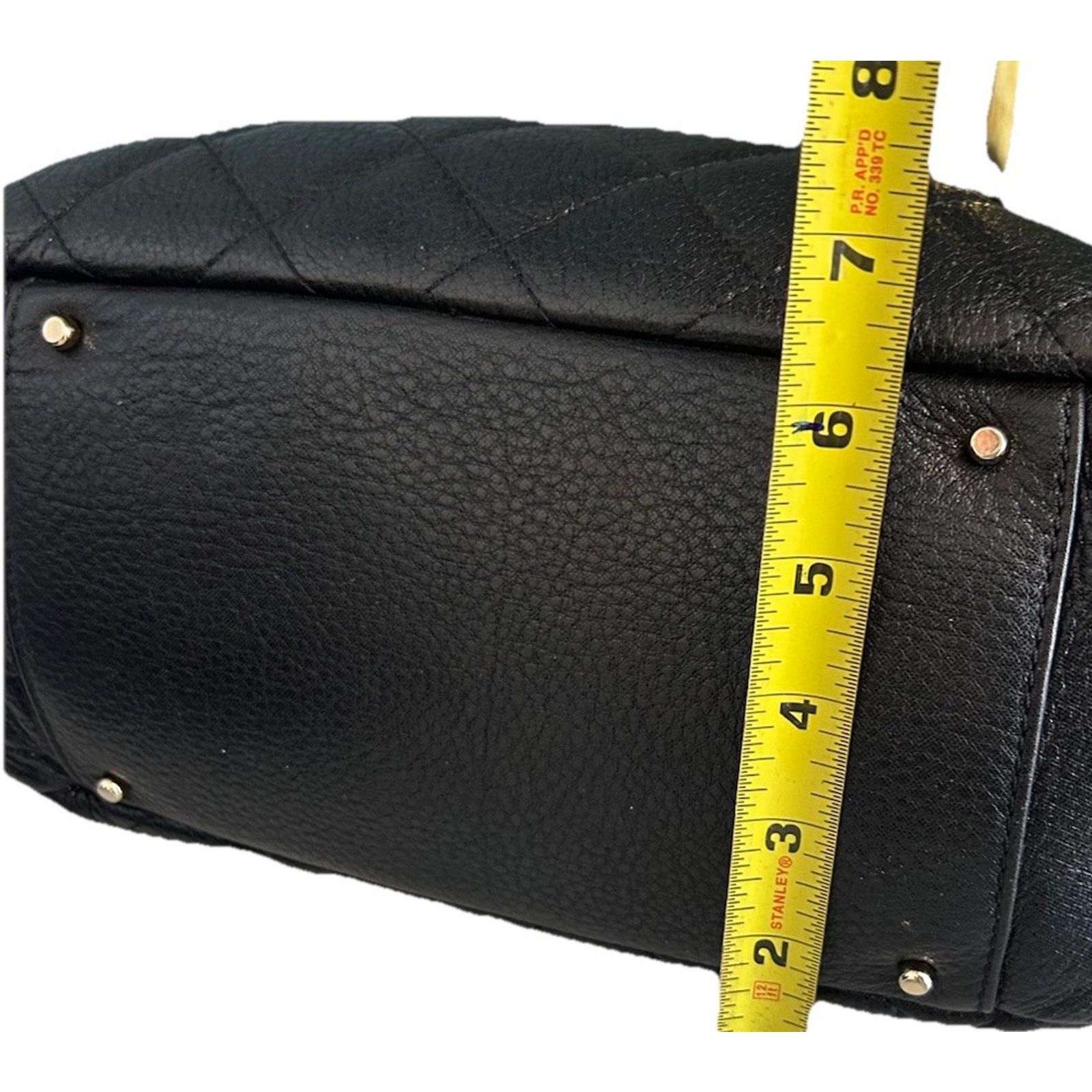 Kate Spade Kate Spade Black Metallic Quilted Leather Shimmer Bag Size ONE SIZE - 15 Thumbnail
