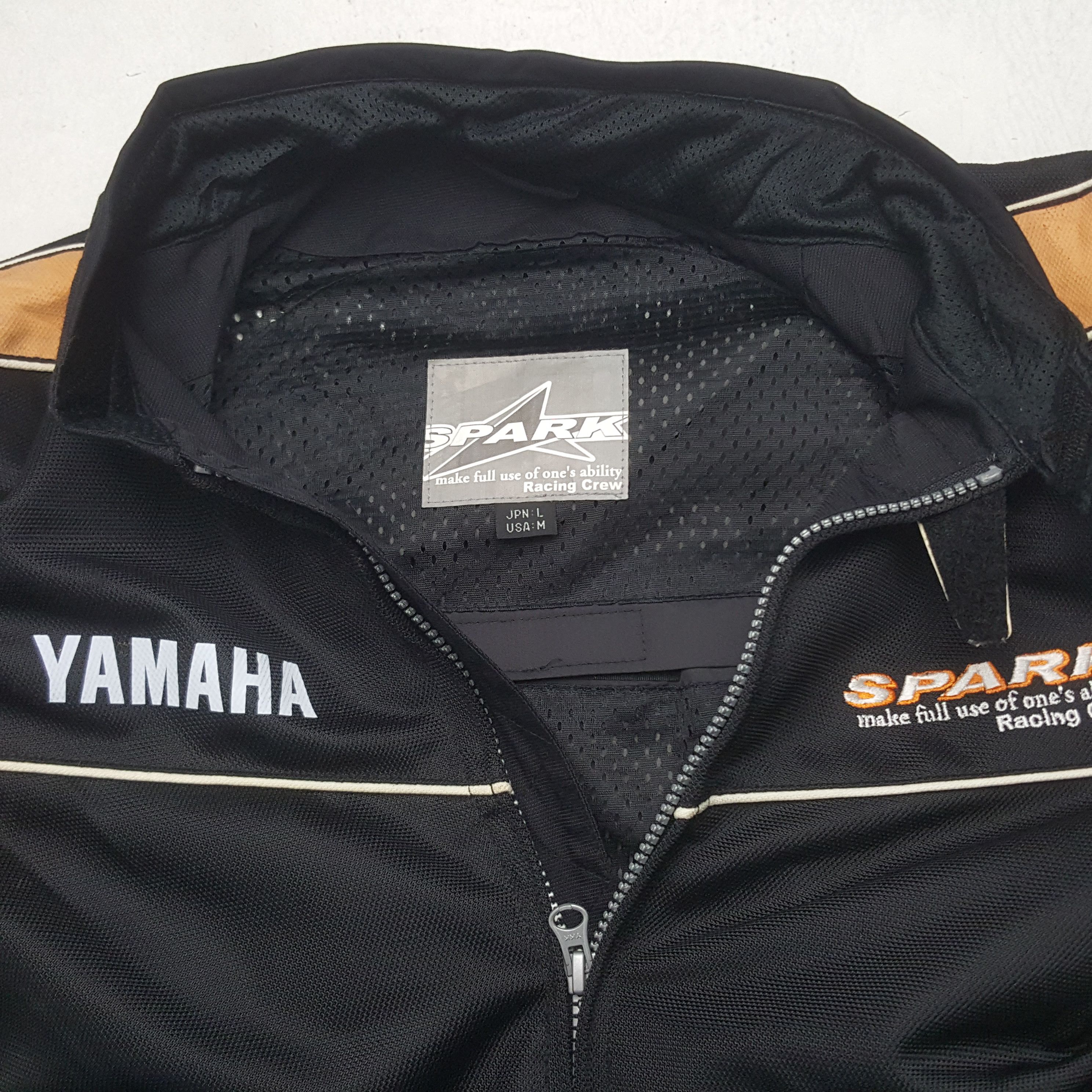 Japanese Brand Vintage Spark Racing Supermoto Yamaha Bikers Jacket 33 Size US M / EU 48-50 / 2 - 5 Thumbnail