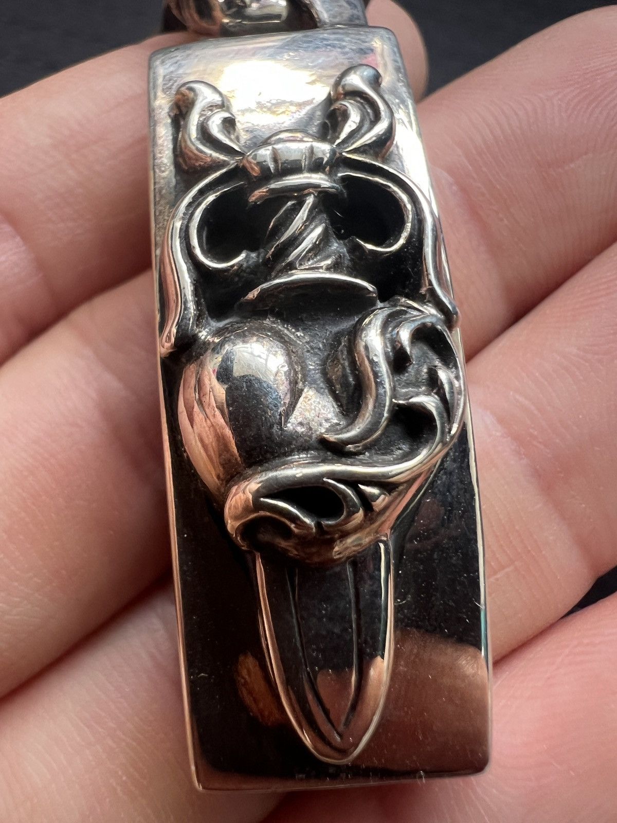 Chrome Hearts Chrome Hearts dragger hearts bracelet Size ONE SIZE - 9 Thumbnail
