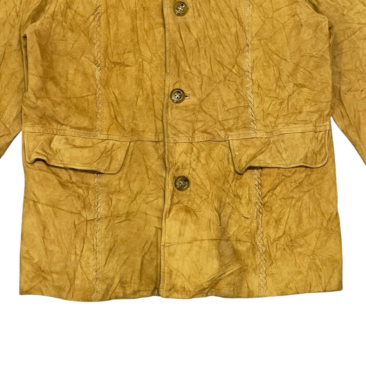 Issey Miyake Vintage Hai Sporting Gear Issey Miyake Sheep Leather Jacket Size US M / EU 48-50 / 2 - 9 Thumbnail