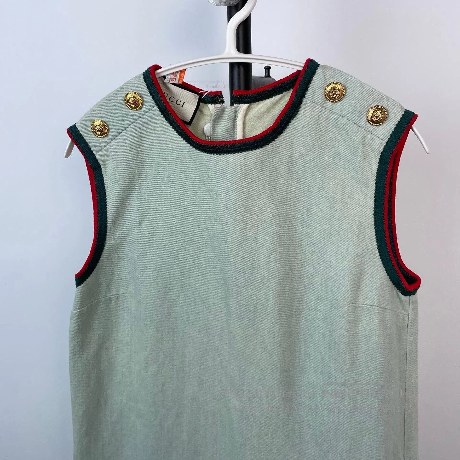 Gucci Gucci Denim Dress Size 38. Size S / US 4 / IT 40 - 3 Thumbnail