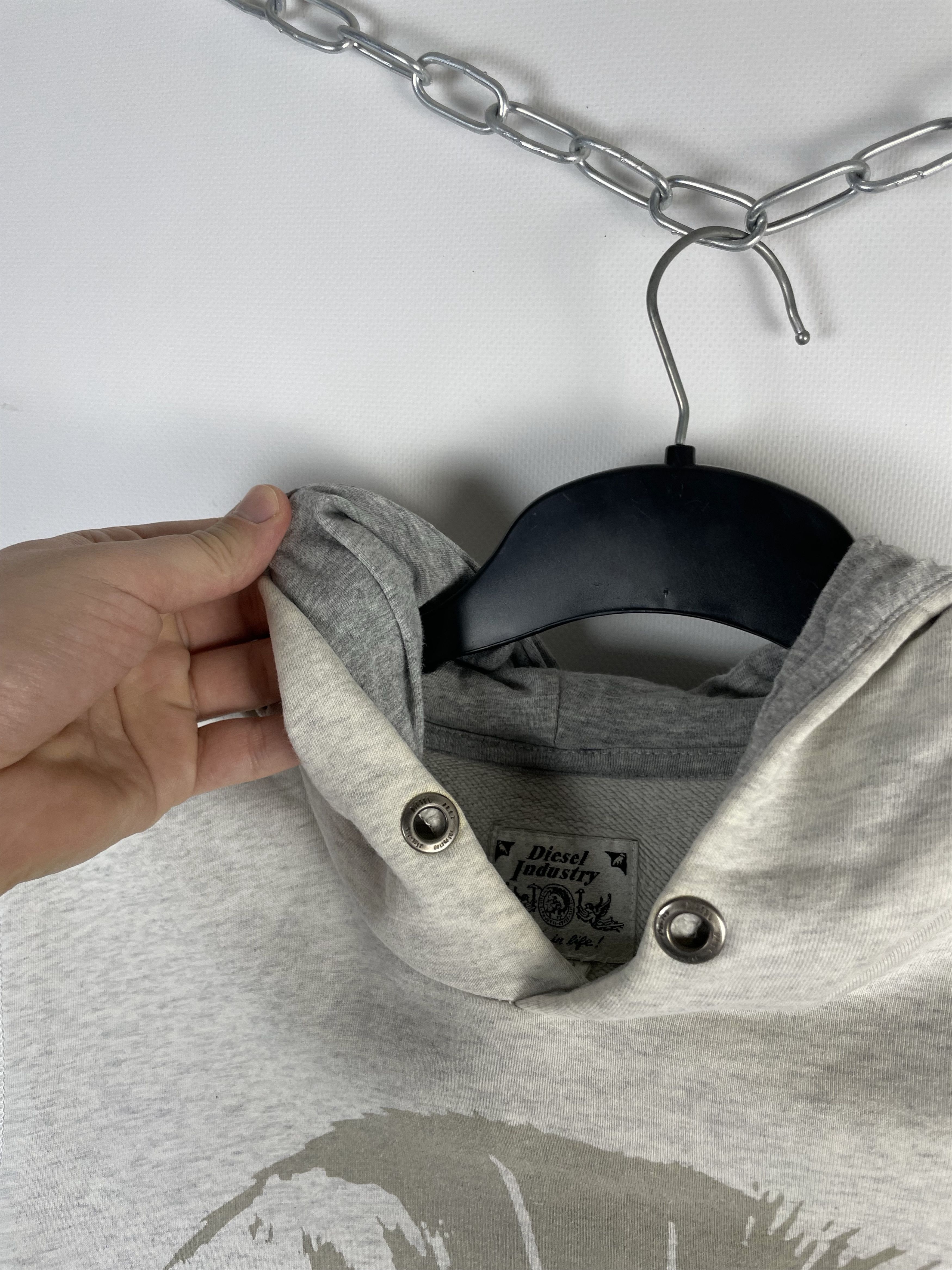 Diesel Vintage Diesel Hoodie Y2k Size US L / EU 52-54 / 3 - 6 Thumbnail