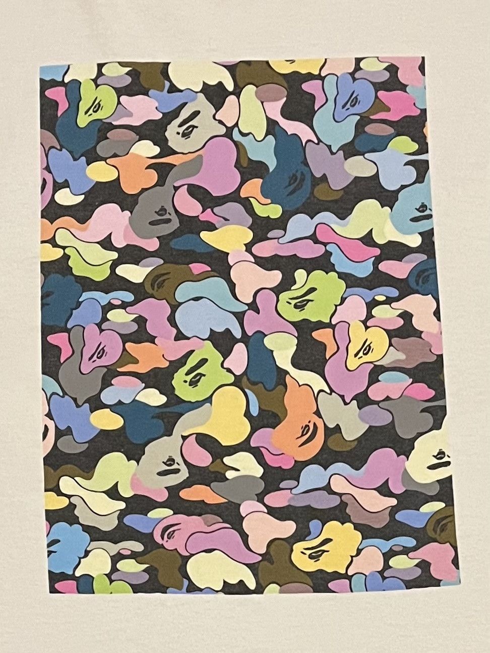 Bape Bape multi camo logo tee shirt Size US M / EU 48-50 / 2 - 3 Thumbnail