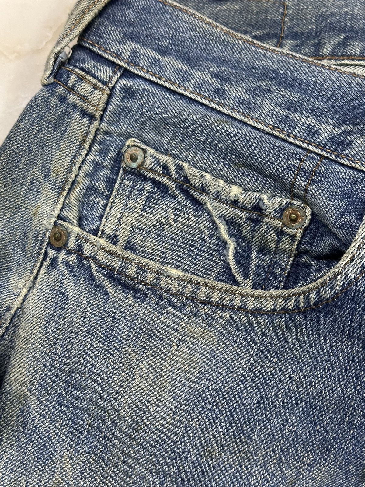 Levi's Distress Vintage Levis Big E 90s . Size US 32 / EU 48 - 12 Thumbnail