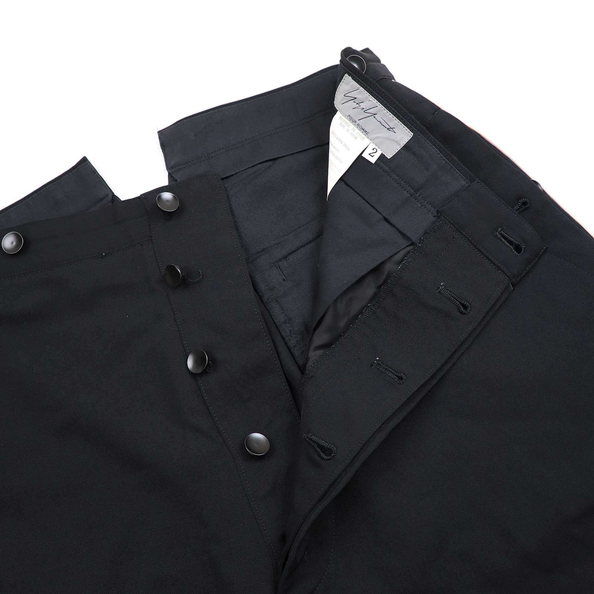 Yohji Yamamoto Yohji Yamamoto Pour Homme 03SS Side Piping Wool Wide Pants Size US 33 - 4 Thumbnail