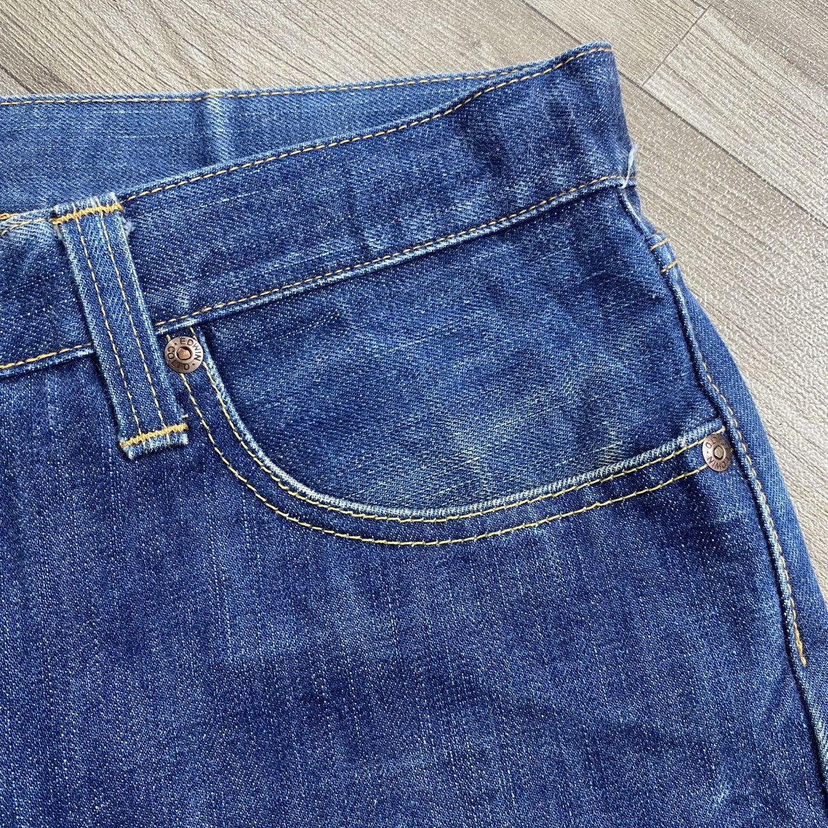 Edwin 1990s Vintage Edwin 359 B.F. ST Half Selvedge Denim Jeans Size US 34 / EU 50 - 6 Thumbnail