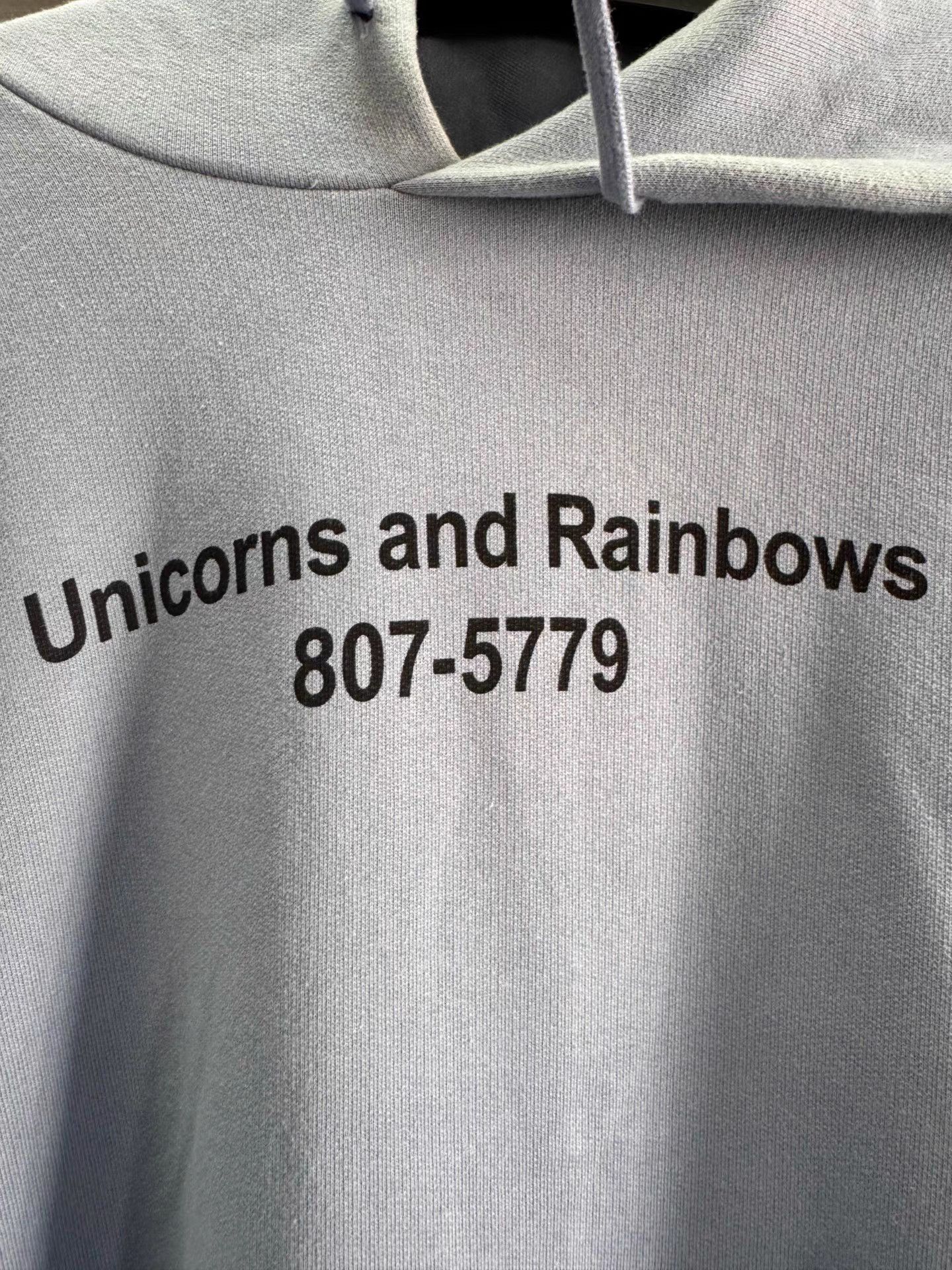 Vetements Vetements Blue Unicorn Hoodie Size US M / EU 48-50 / 2 - 3 Thumbnail