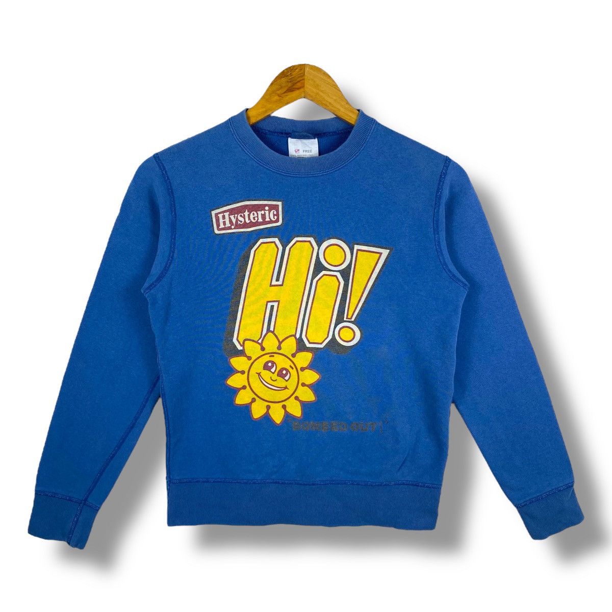 Hysteric Glamour × Vintage Vintage 90's HYSTERIC GLAMOUR Bombed Out Crewneck Sweatshirt Size US S / EU 44-46 / 1 - 1 Thumbnail
