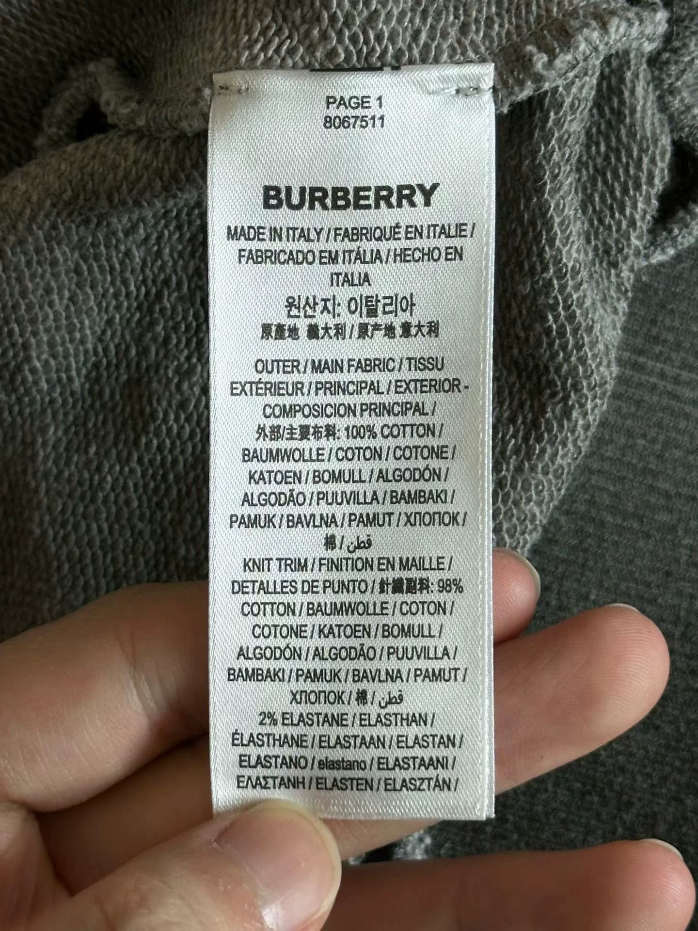 Burberry Burberry washed gray TB jacket XL 95 Size US XL / EU 56 / 4 - 4 Thumbnail