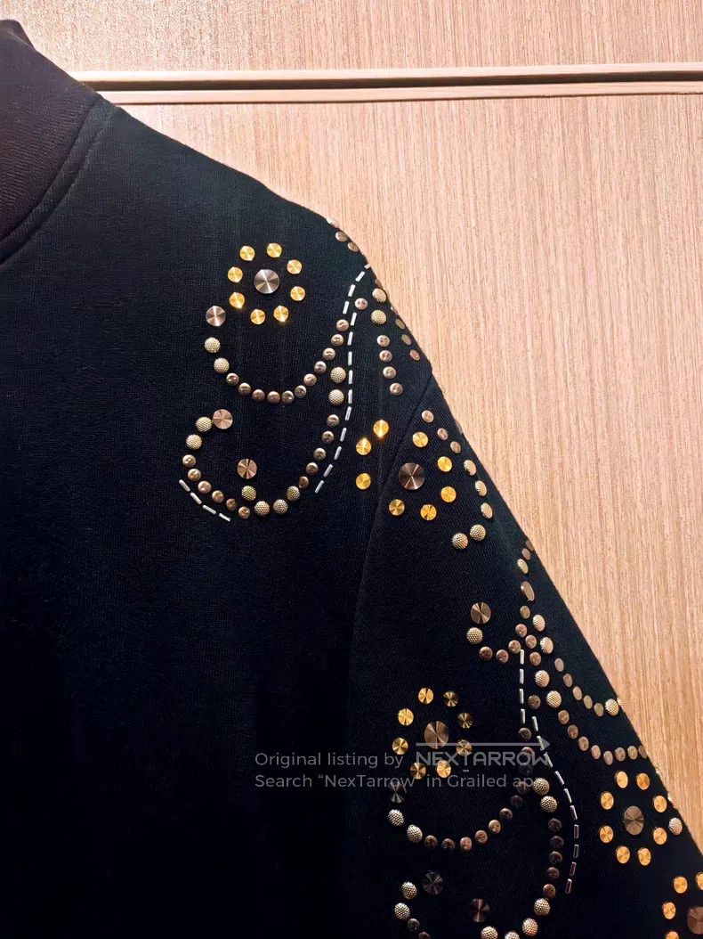 Versace Versace Metal studded logo zipper jacket Size US L / EU 52-54 / 3 - 3 Thumbnail