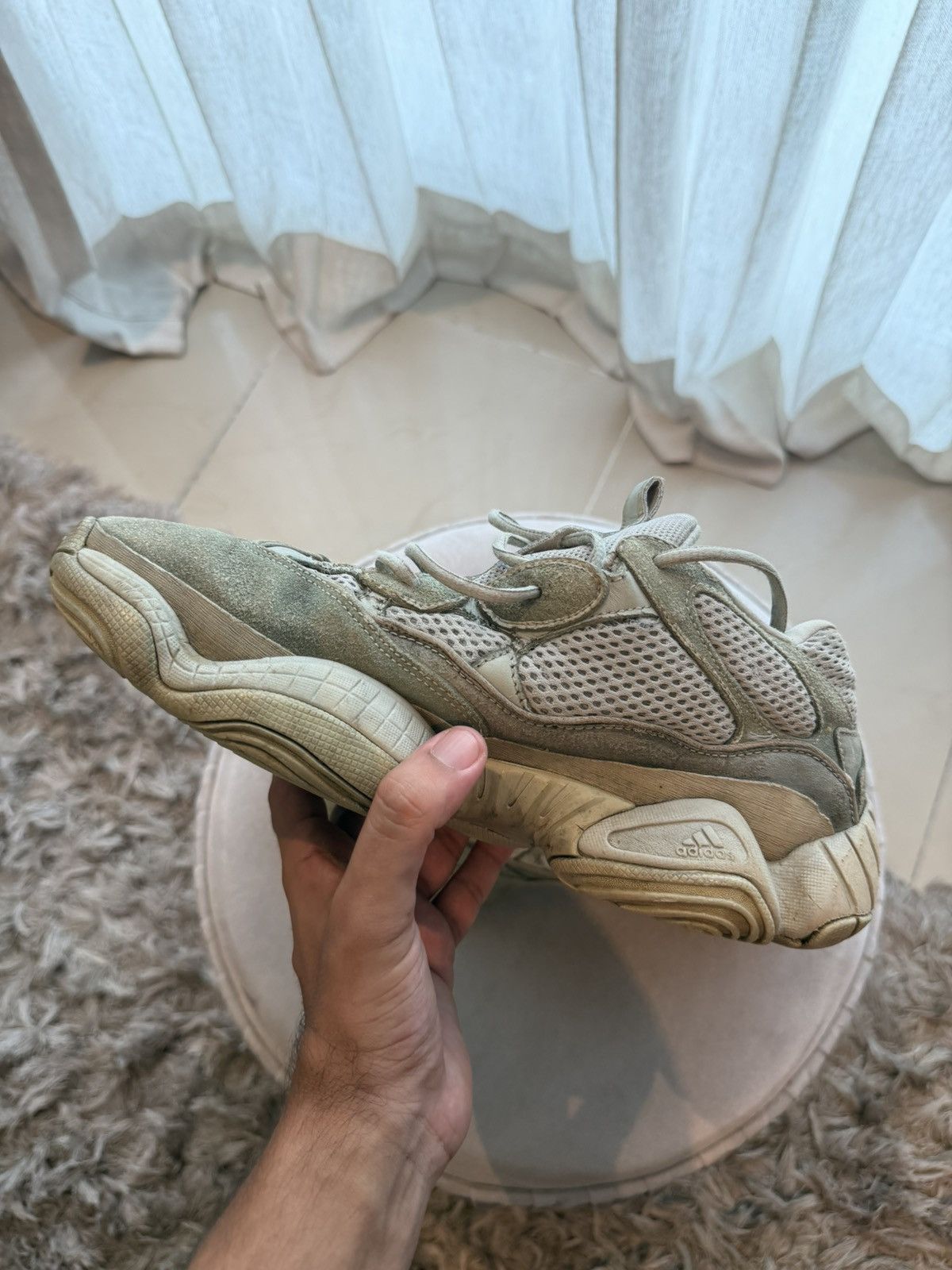 Yeezy Adidas Yeezy 500 Blush Size US 11 / EU 44 - 8 Thumbnail