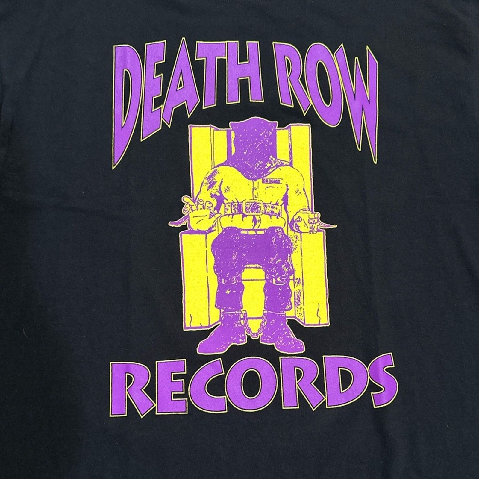 Death Row Records NWT Death Row Records Core Chair Logo Tee Size US XL / EU 56 / 4 - 2 Thumbnail