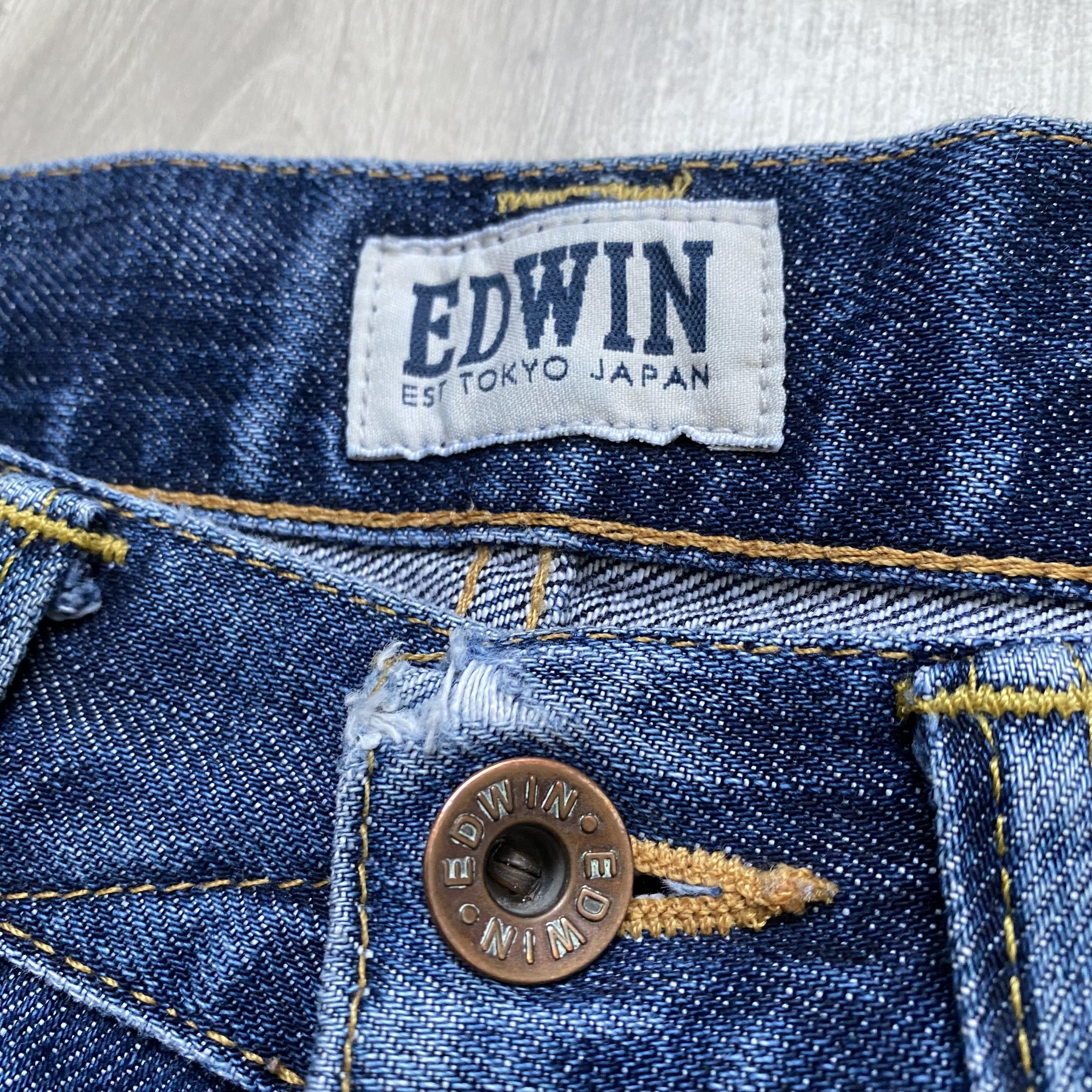 Edwin Vintage Edwin Distressed jeans denim pants Slim ED 80 Size US 30 / EU 46 - 8 Thumbnail