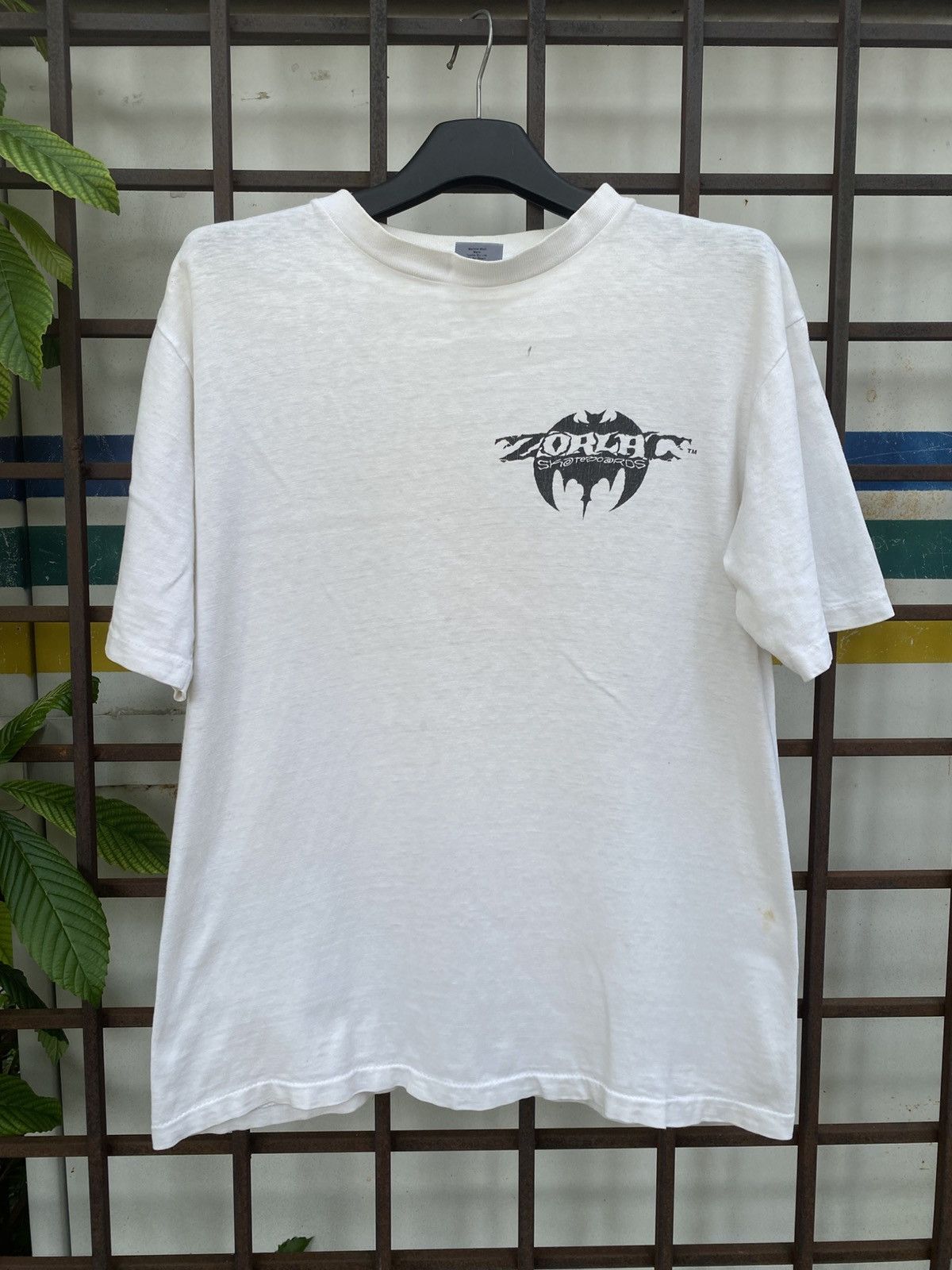 Vintage Vintage Zorlac Skateboards Skull Spider Web Pushead Size US M / EU 48-50 / 2 - 2 Thumbnail