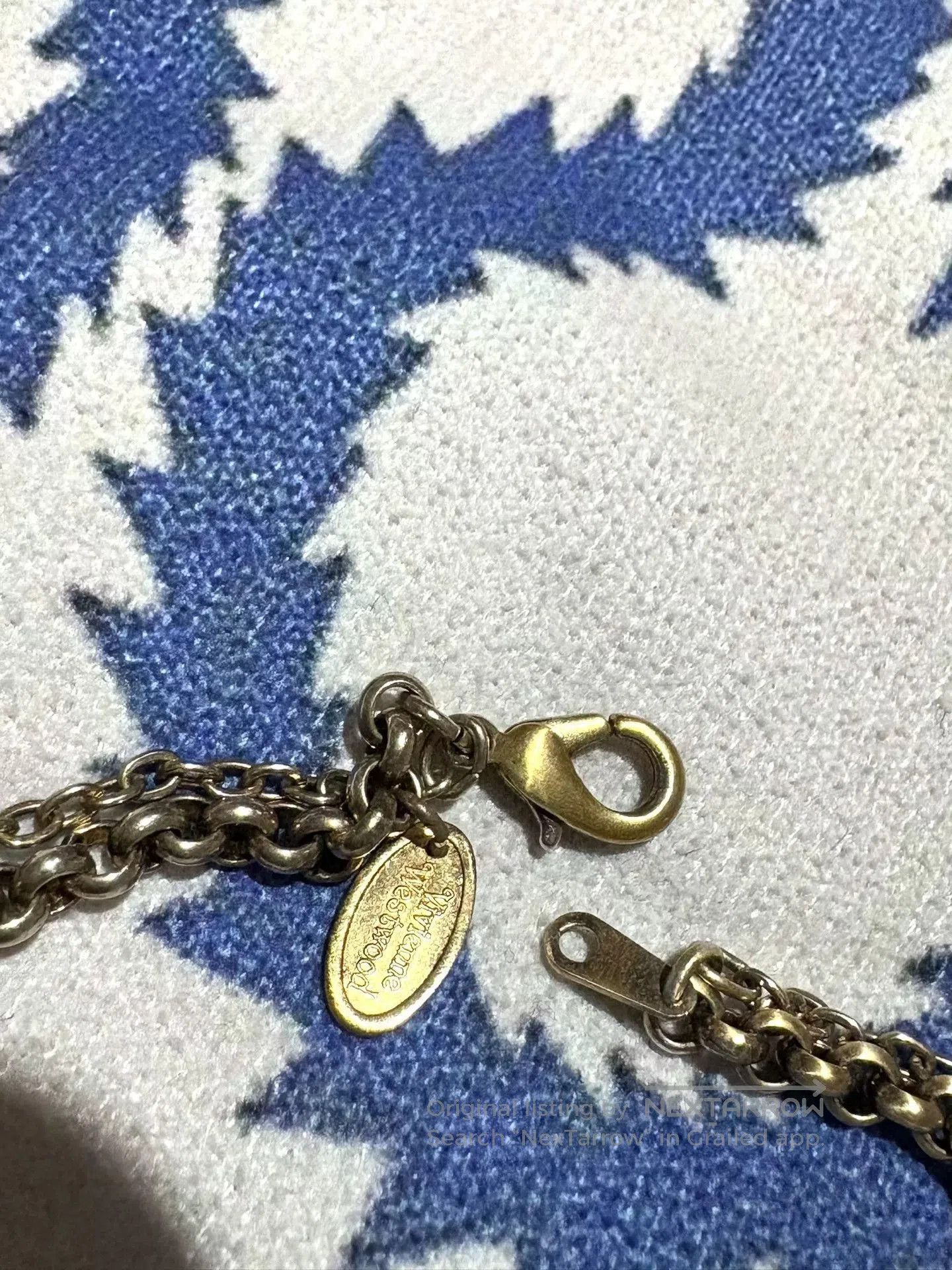 Vivienne Westwood vivienne westwood gold chain necklace with stones. Size ONE SIZE - 6 Thumbnail