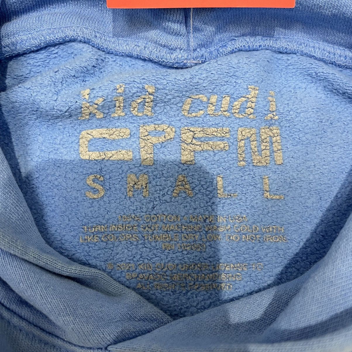 Cactus Plant Flea Market × Kid Cudi Kid Cudi CPFM For MOTM III Life Goes By Hoodie Blue Size US S / EU 44-46 / 1 - 3 Thumbnail