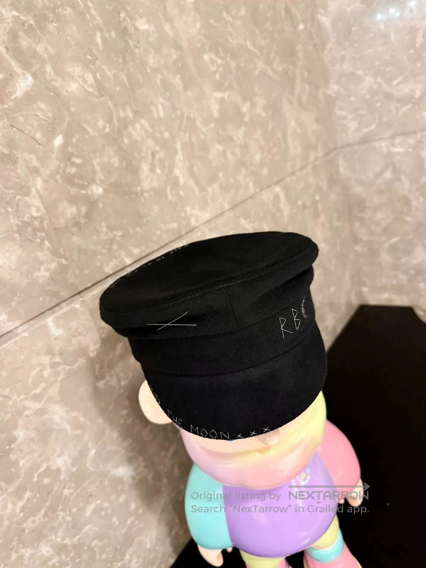 Ruslan Baginskiy Ruslan Baginskiy Women's Black Newsboy Cap. Size ONE SIZE - 1 Thumbnail