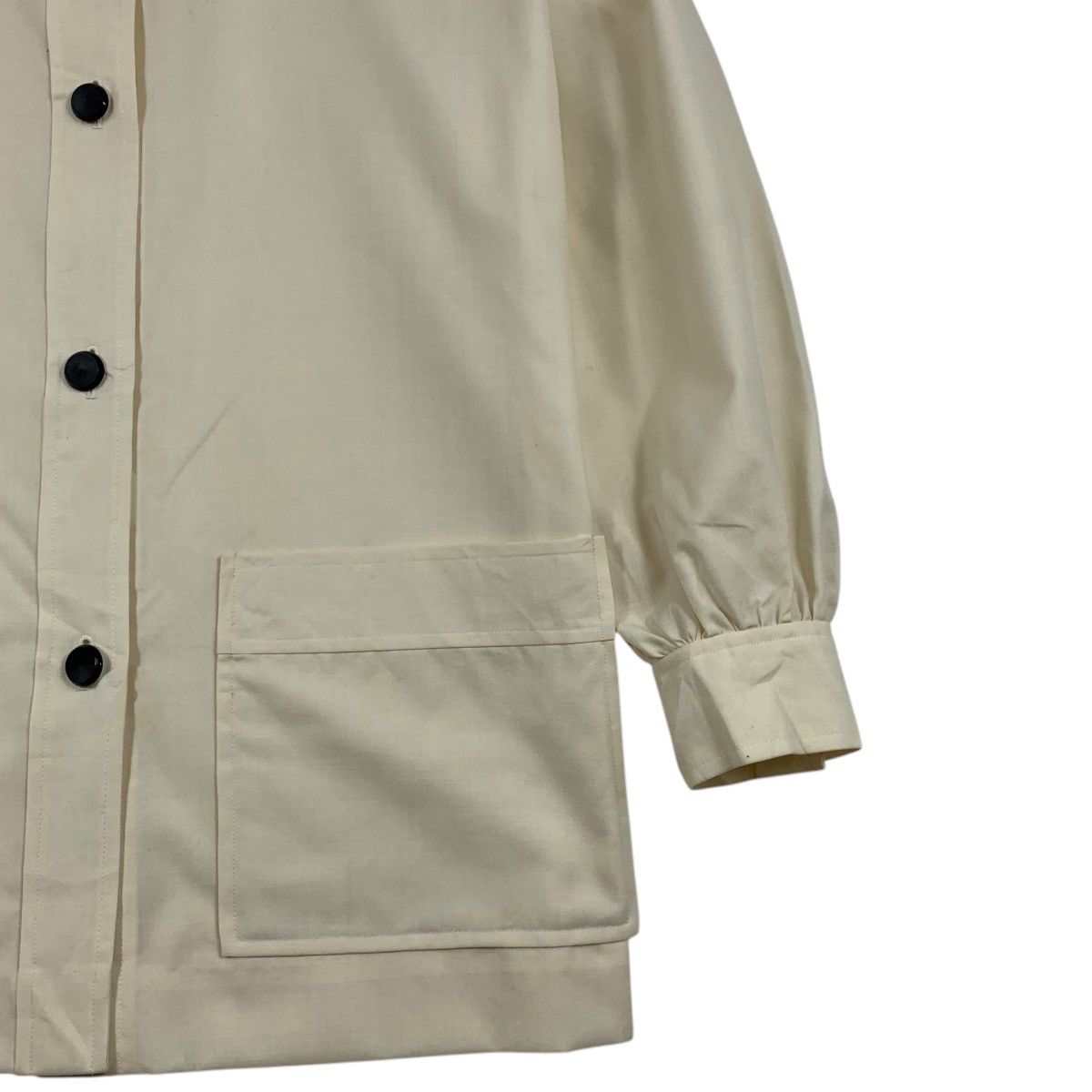 Yves Saint Laurent YvesSaintLaurent YSL Paris Designer Fully Button Coat Jacket Size M / US 6-8 / IT 42-44 - 5 Thumbnail