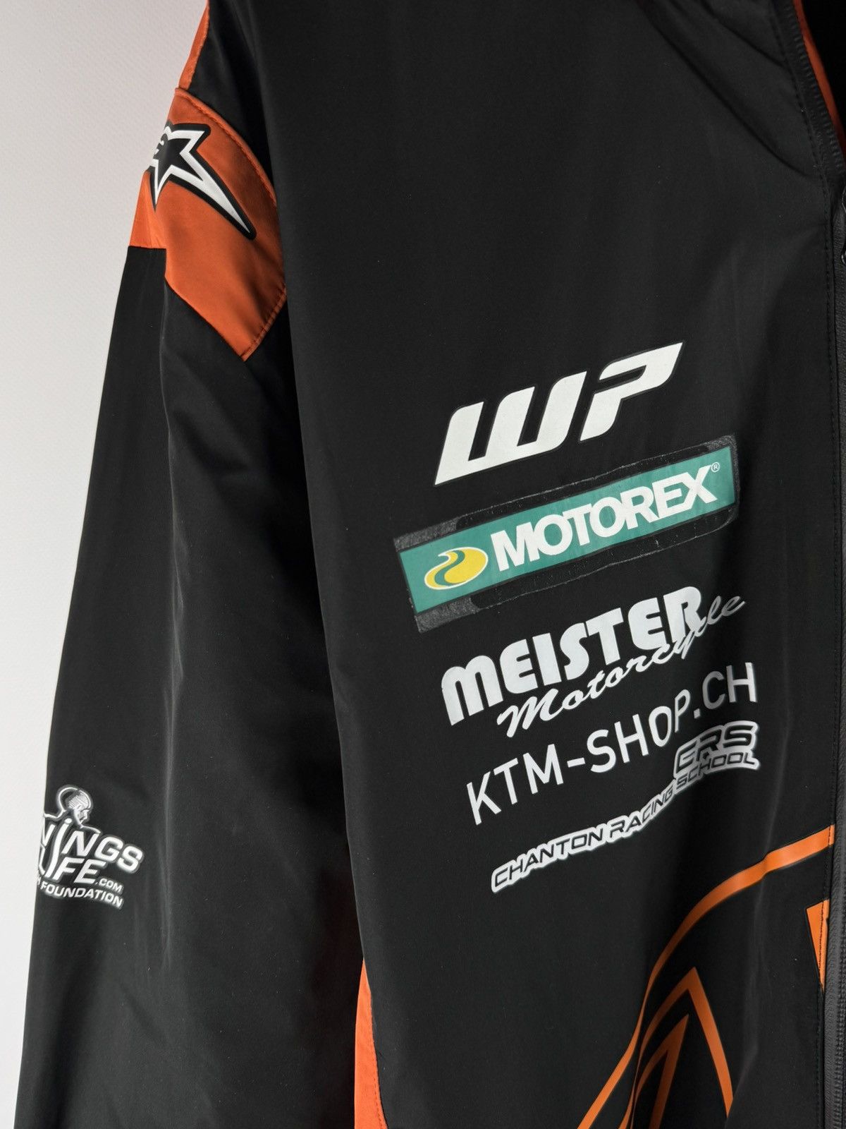 Fox Racing KTM Racing Team PowerWear HardShell Jacket Black/Orange 2021 Size US XL / EU 56 / 4 - 3 Thumbnail